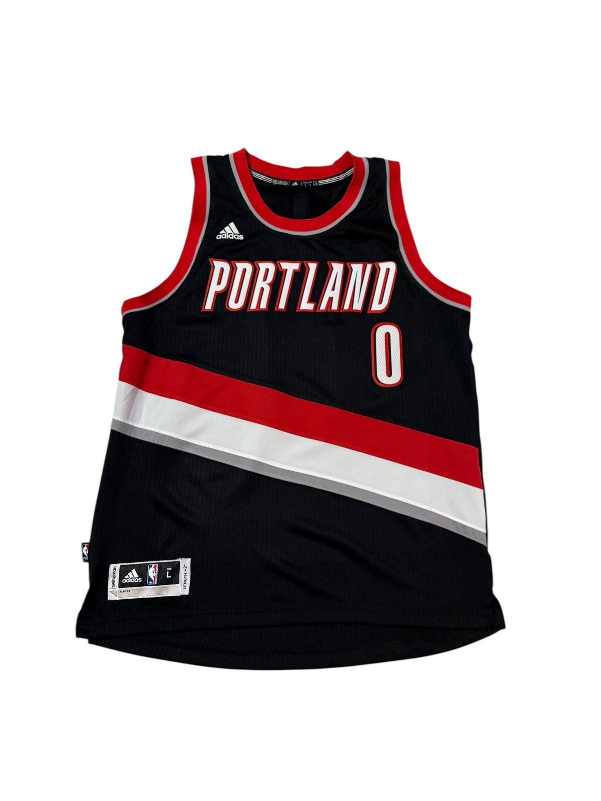 Adidas Adidas Swingman Portland Trailblazers Damian Lillard Jersey Size US L / EU 52-54 / 3 - 1 Thumbnail