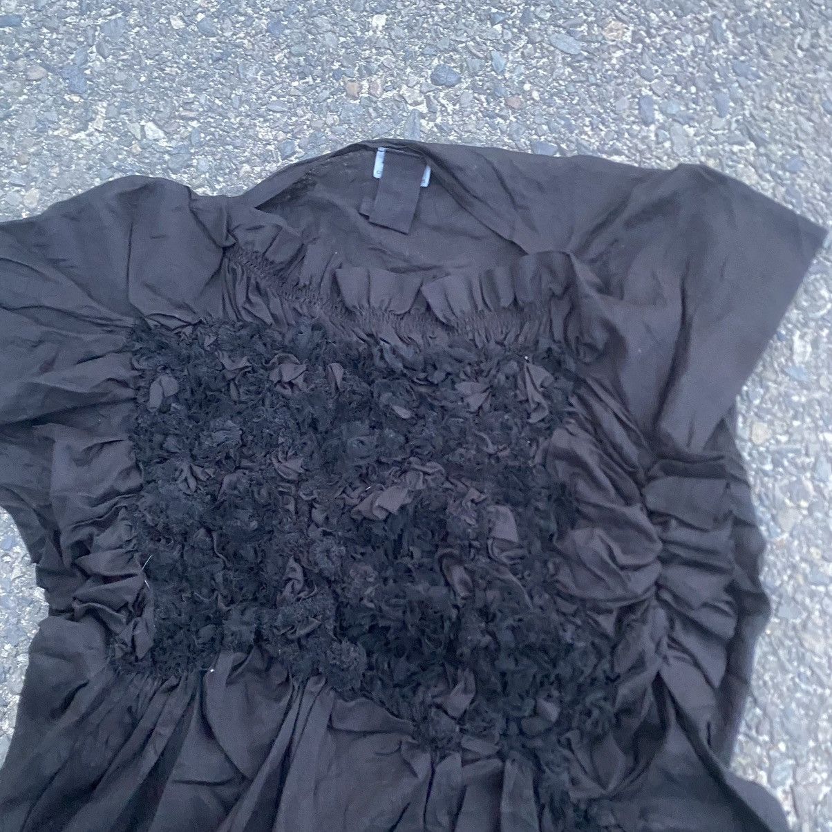 Comme des Garcons Black Tao Comme des Garcons Ruffled Skirt Black Size S / US 4 / IT 40 - 2 Thumbnail