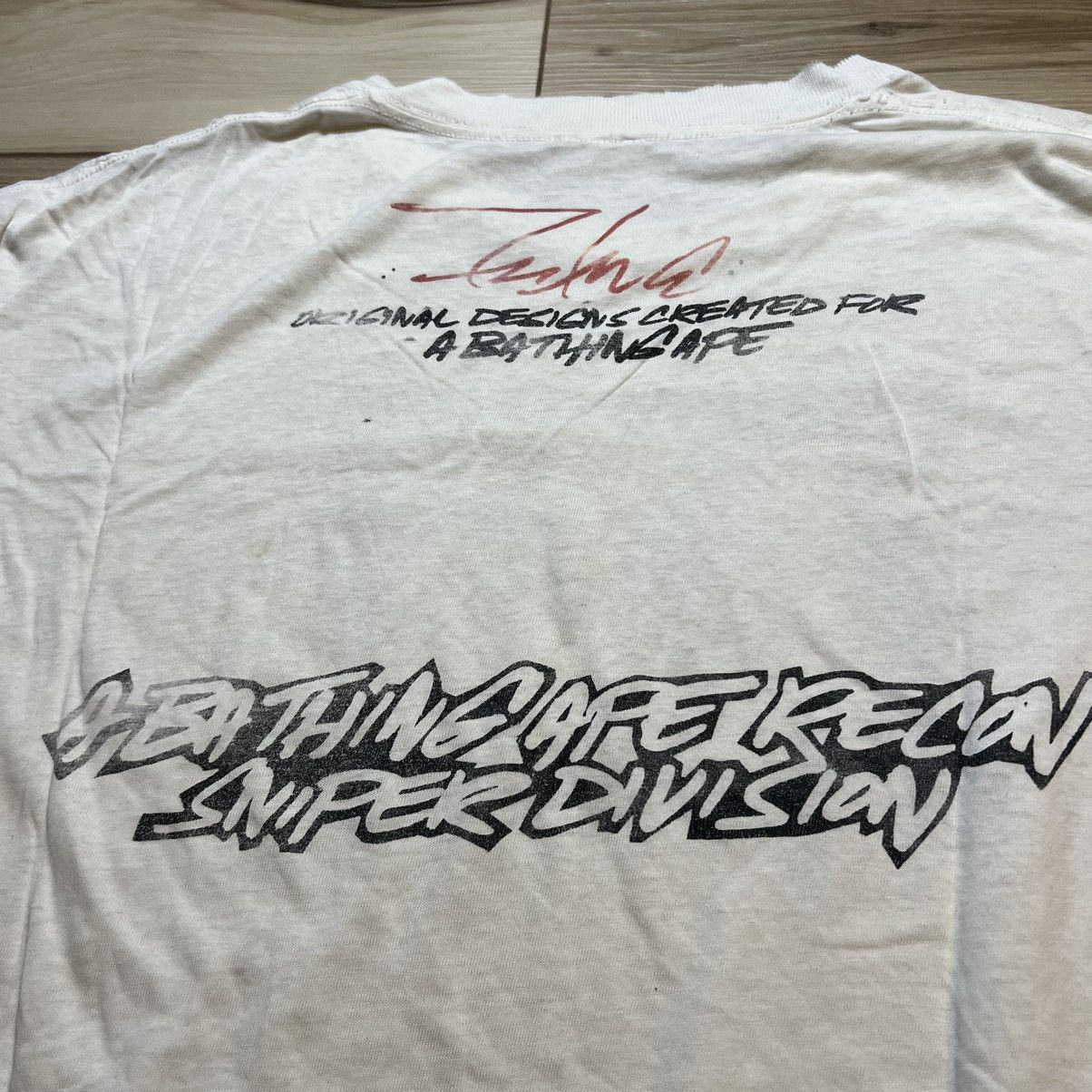 Vintage Bape x Futura Sniper Division Tee