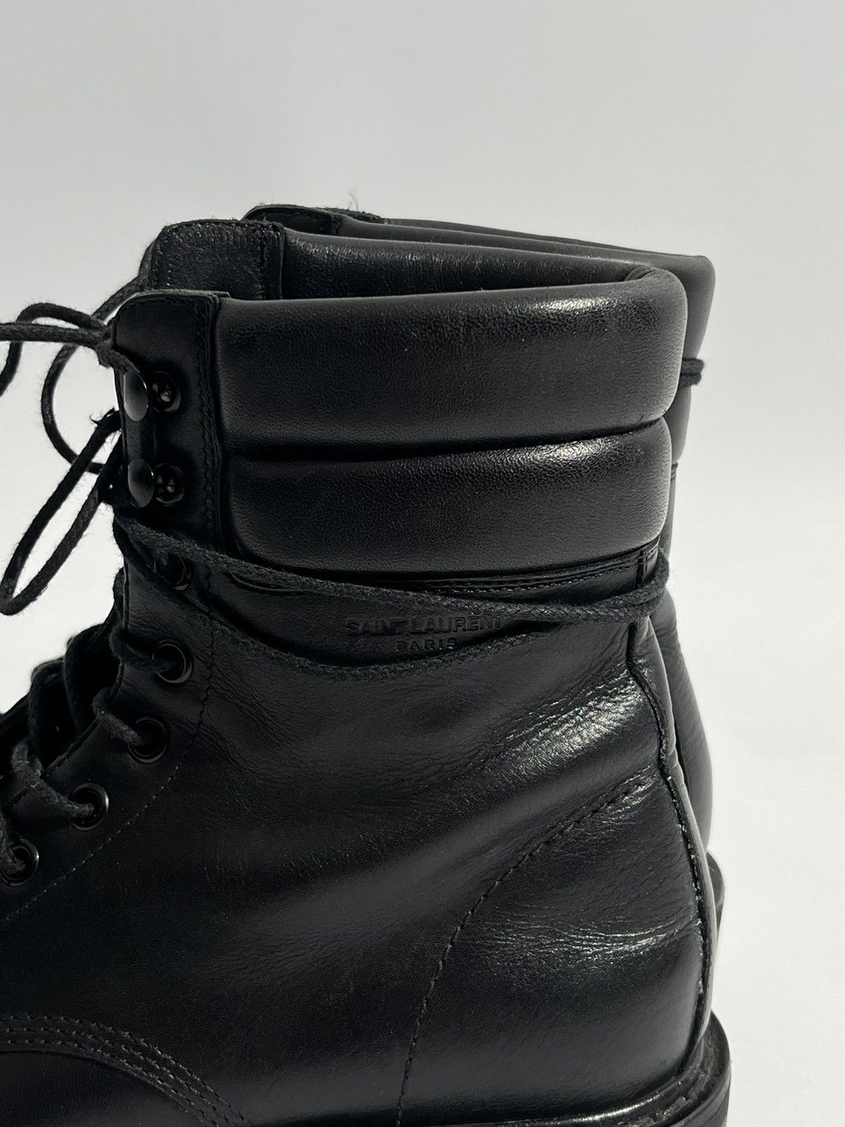 Saint Laurent Paris FW15 Saint Laurent Paris Leather Combat Boots by Hedi Size US 6.5 / EU 39-40 - 7 Thumbnail