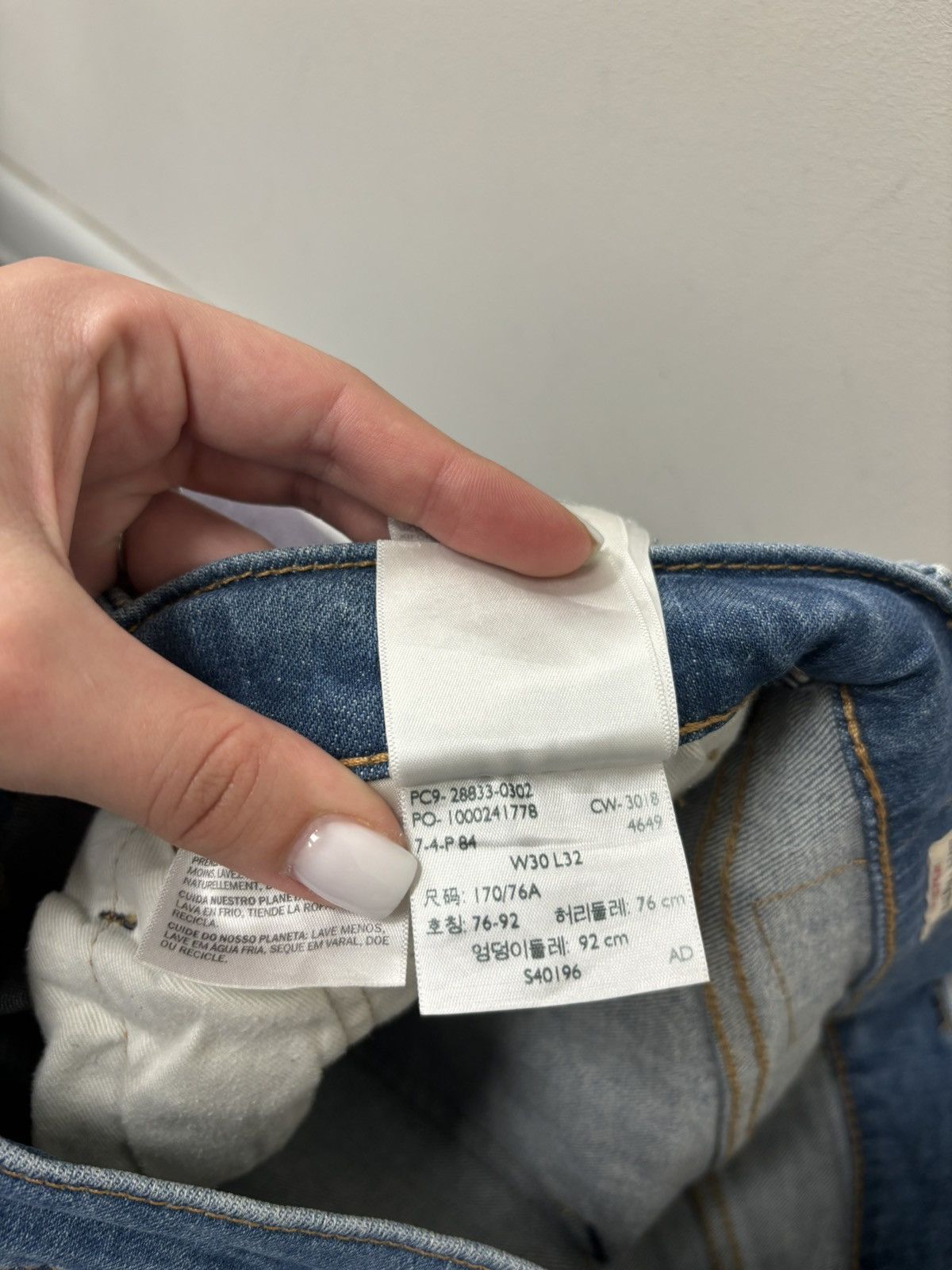 Levi's Levi’s Premium 512 Big E Men’s Skinny Fit Blue Denim Jeans Size US 30 / EU 46 - 17 Thumbnail