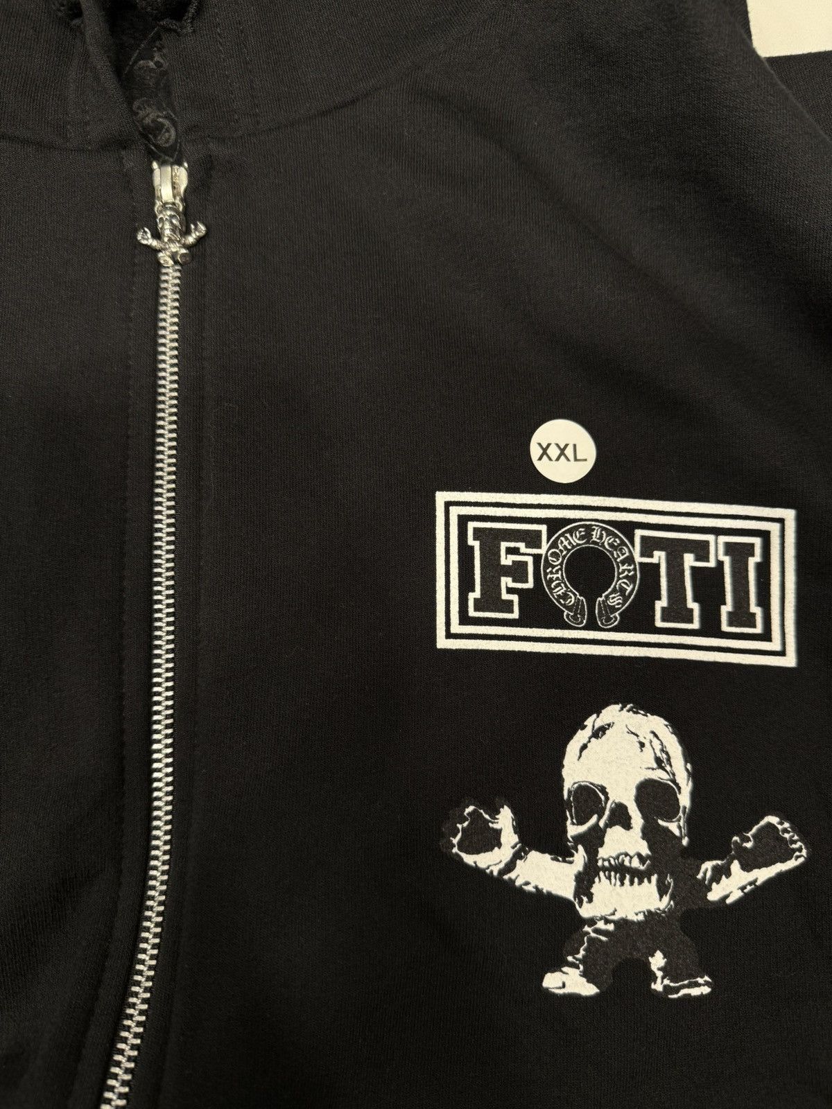 Chrome Hearts 🔥Chrome Hearts Black Foti Zip up Hoodie🔥 Size US XXL / EU 58 / 5 - 3 Thumbnail