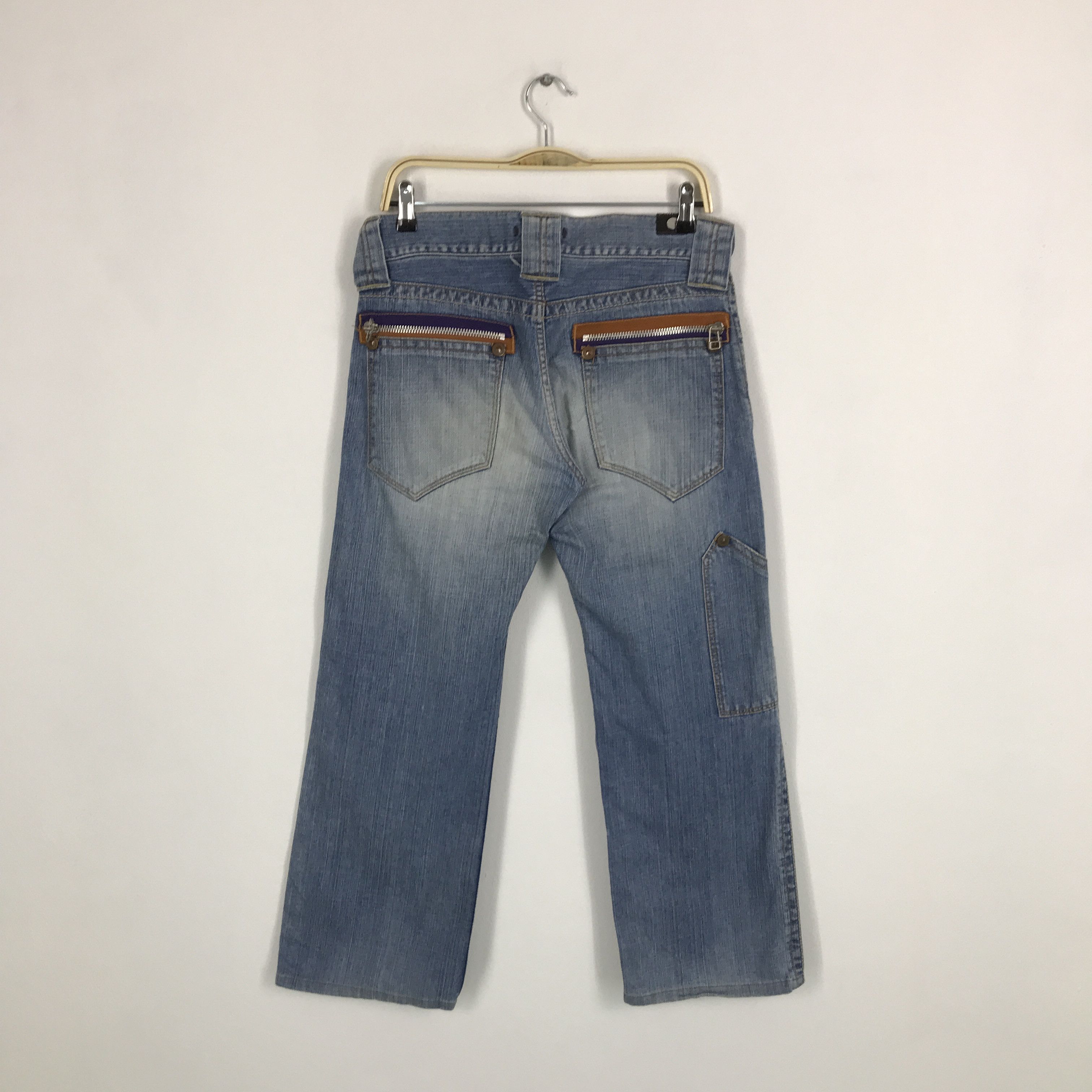 Japanese Brand × Vintage Baggy Denim blue way Japan jeans pants Size US 32 / EU 48 - 2 Thumbnail