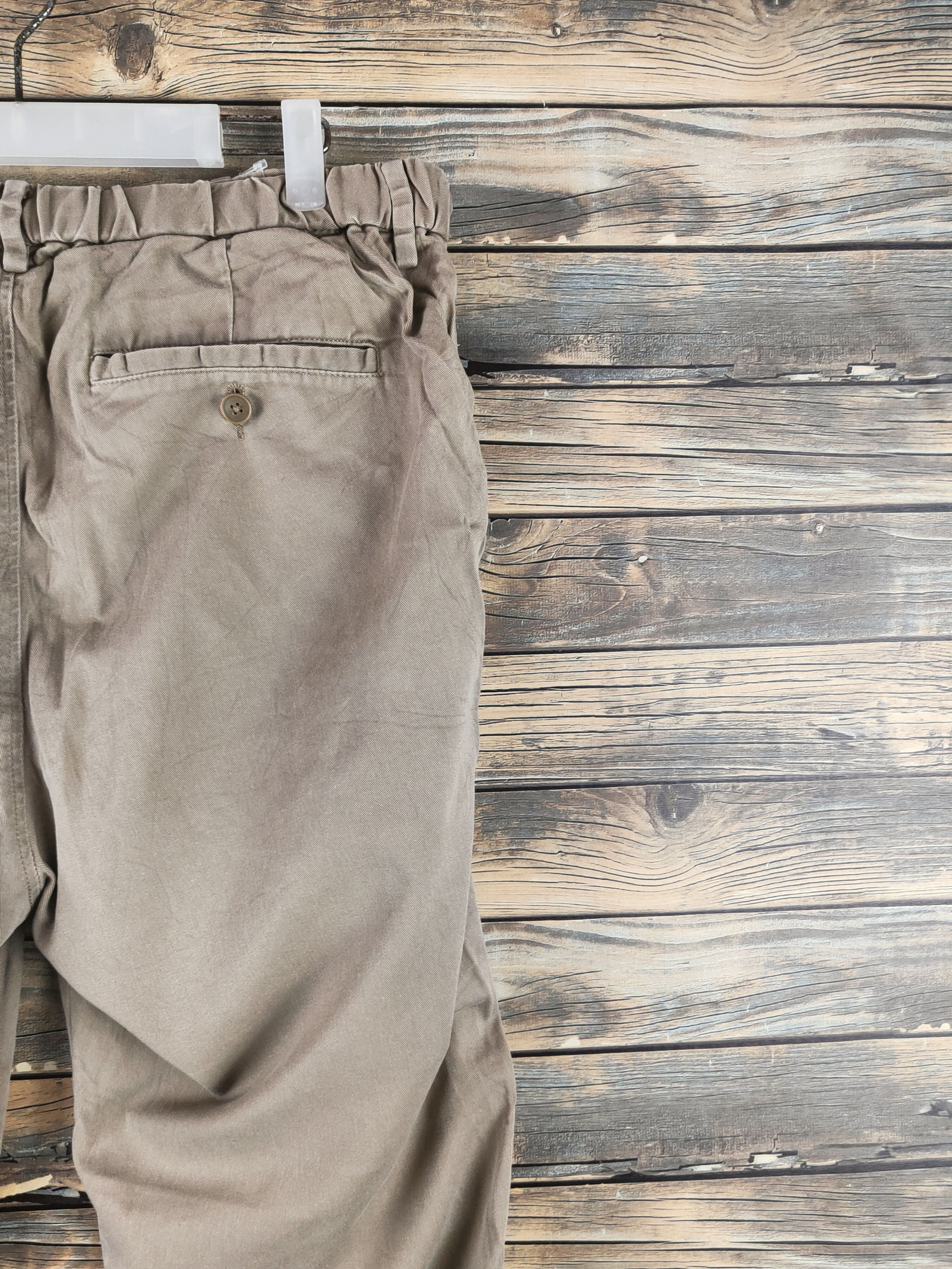 Japanese Brand DL Uniqlo Beige Multipocket Joggers #46-336 Size US 32 / EU 48 - 10 Thumbnail