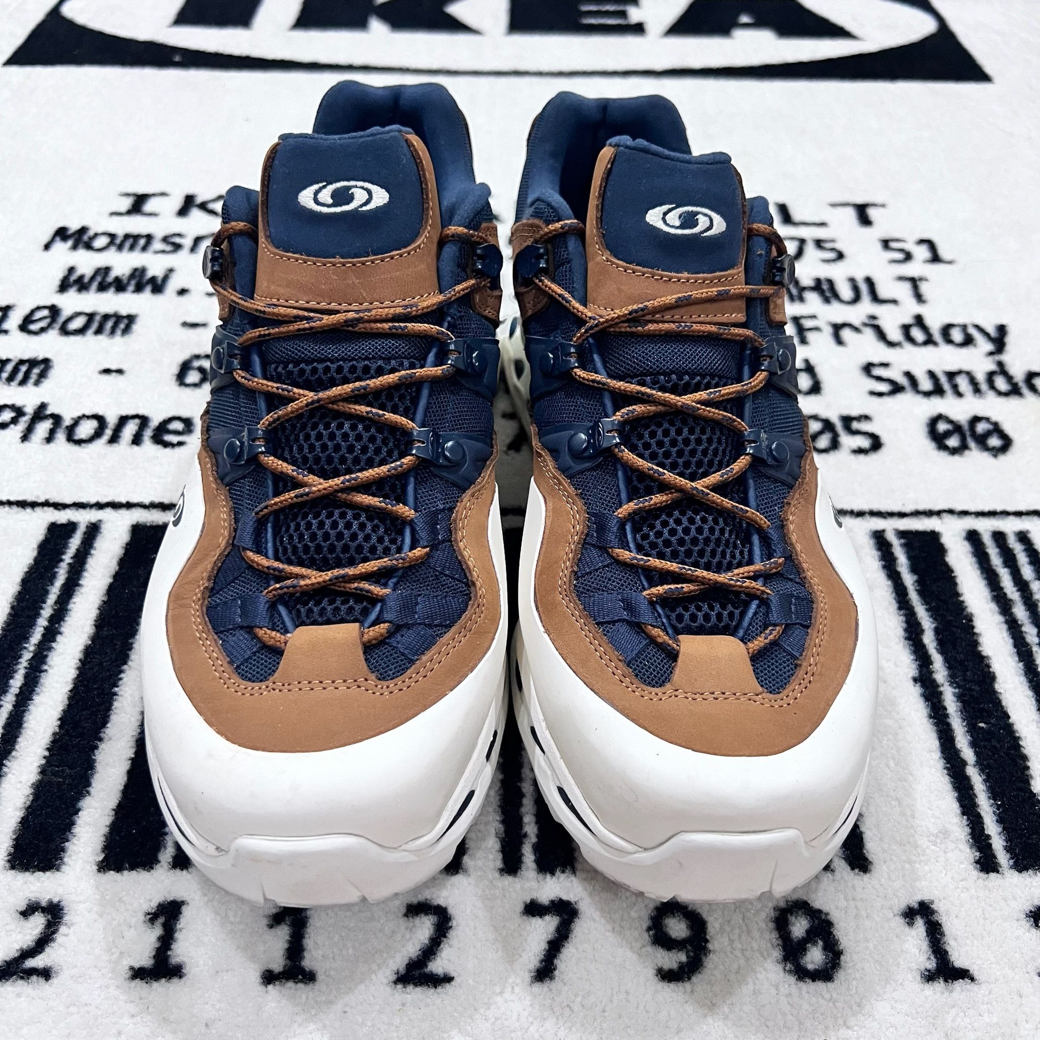 Salomon SALOMON Tan & Navy XT-QUEST 2 Casual / Hiking Sneakers Size US 11 / EU 44 - 2 Thumbnail