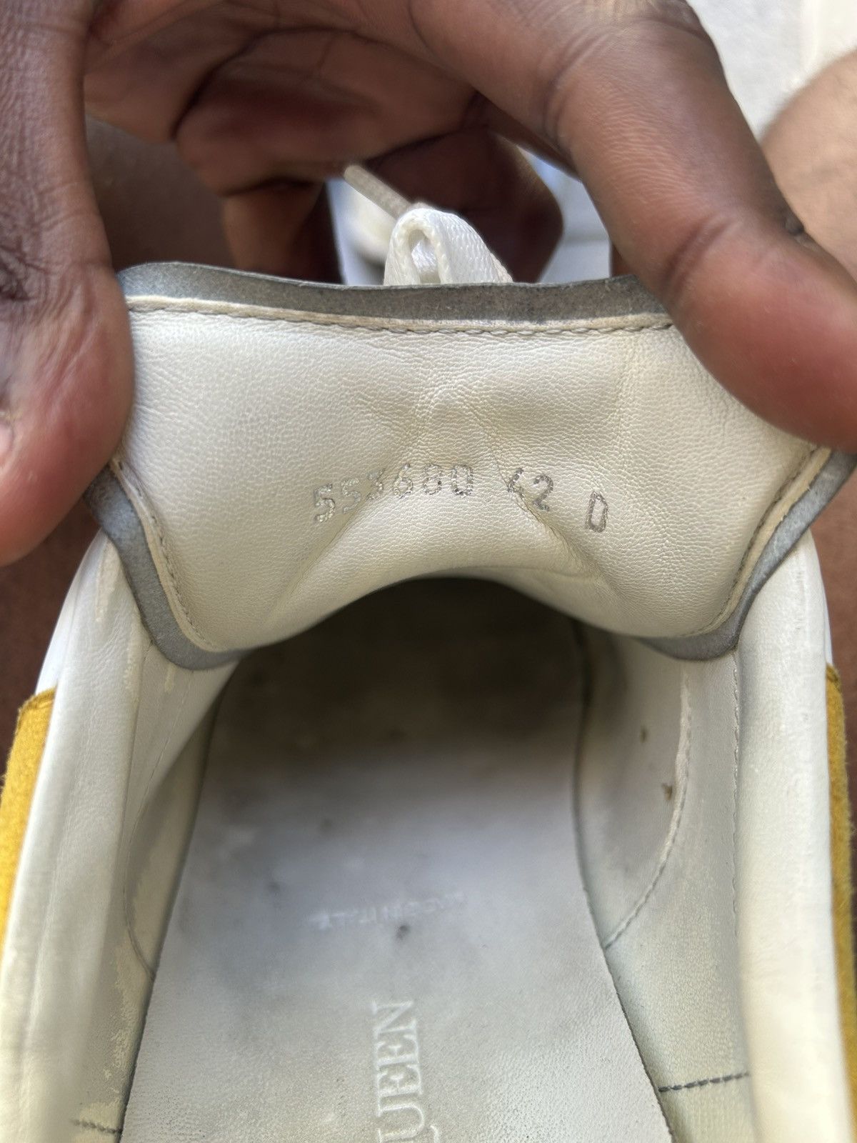 Alexander McQueen White Yellow Alexander McQueen Size US 9 / EU 42 - 6 Thumbnail