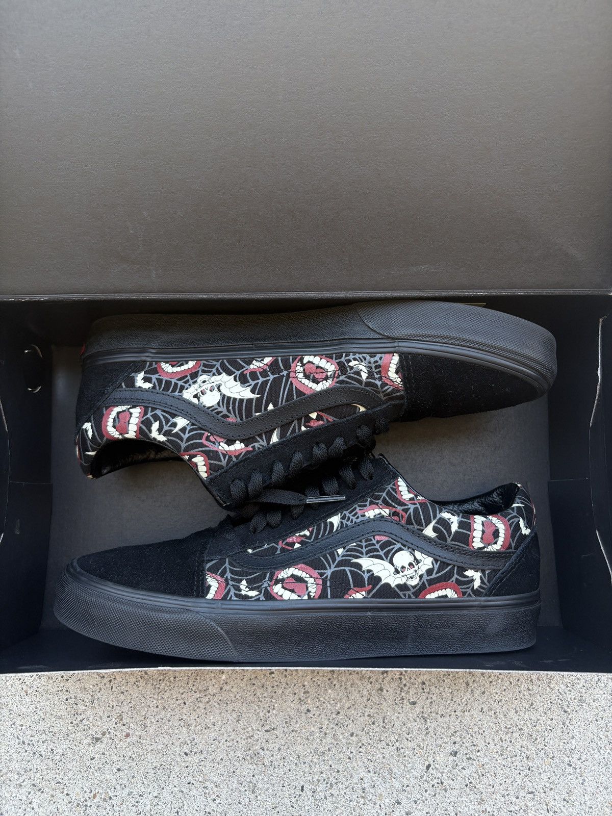 Vans 2023 Vans Old Skool “Glow Frights” Men’s Size 8.5 Size US 8.5 / EU 41-42 - 3 Thumbnail