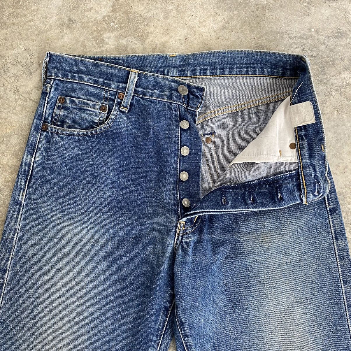 Levi's Vintage 90’s Levis 503B Big E Faded Blue Selvedge LVC Jeans Size US 30 / EU 46 - 7 Thumbnail