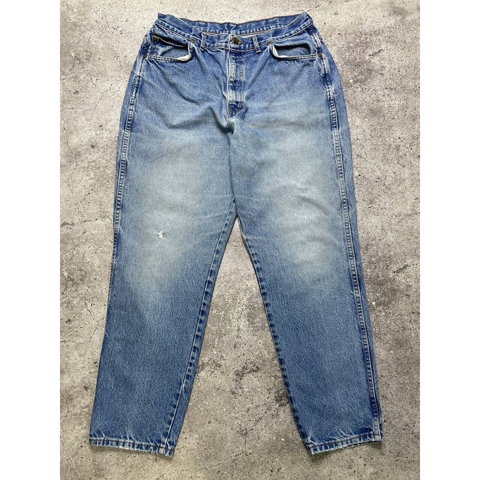 Vintage Vintage Chic Jeans Blue High Waist Denim Pants Size XL USA Size 33" - 1 Thumbnail