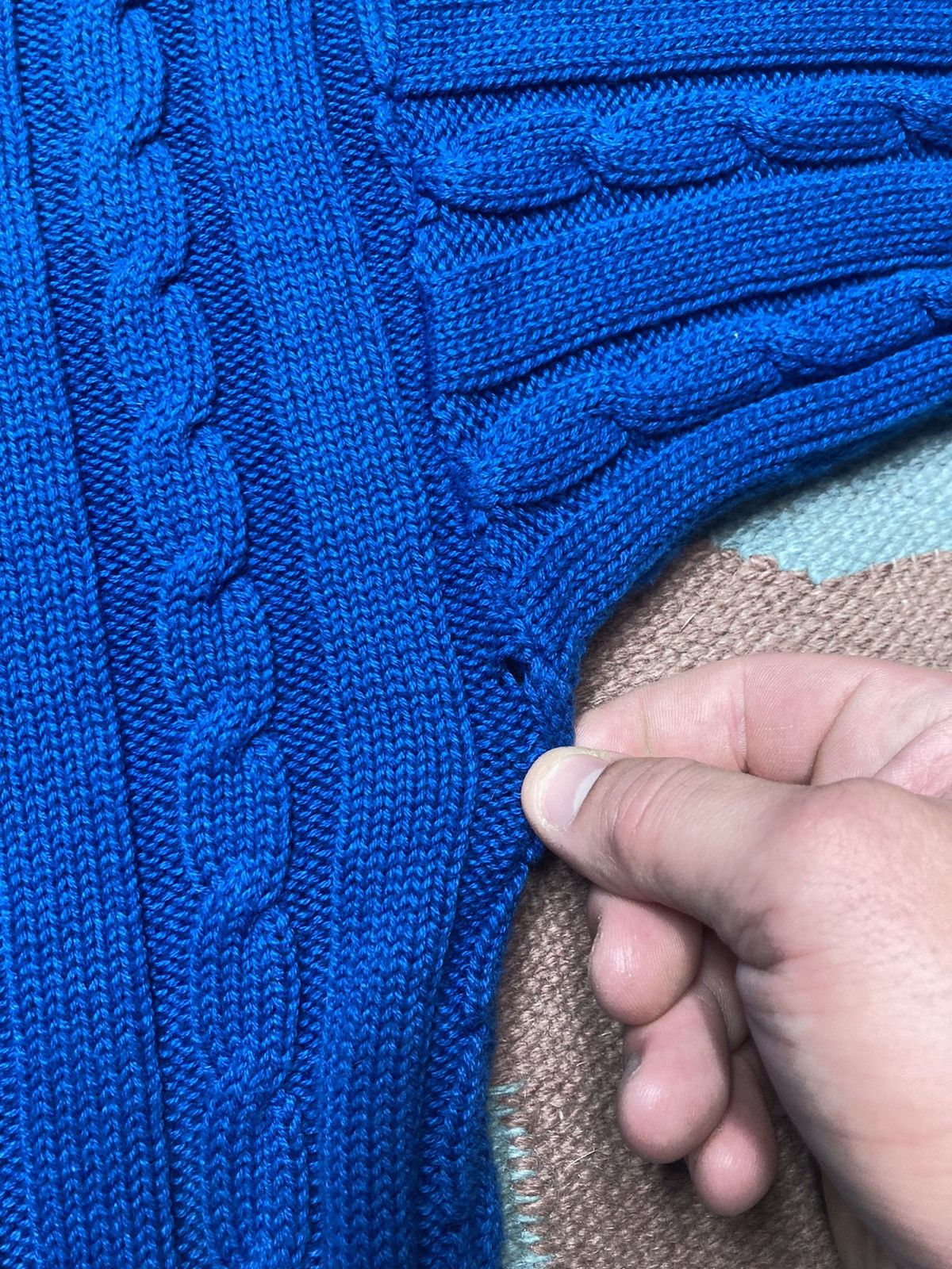 Jantzen × Vintage VTG jantzen crewneck sweater cable knit heavyweight USA XL Size US XL / EU 56 / 4 - 3 Thumbnail