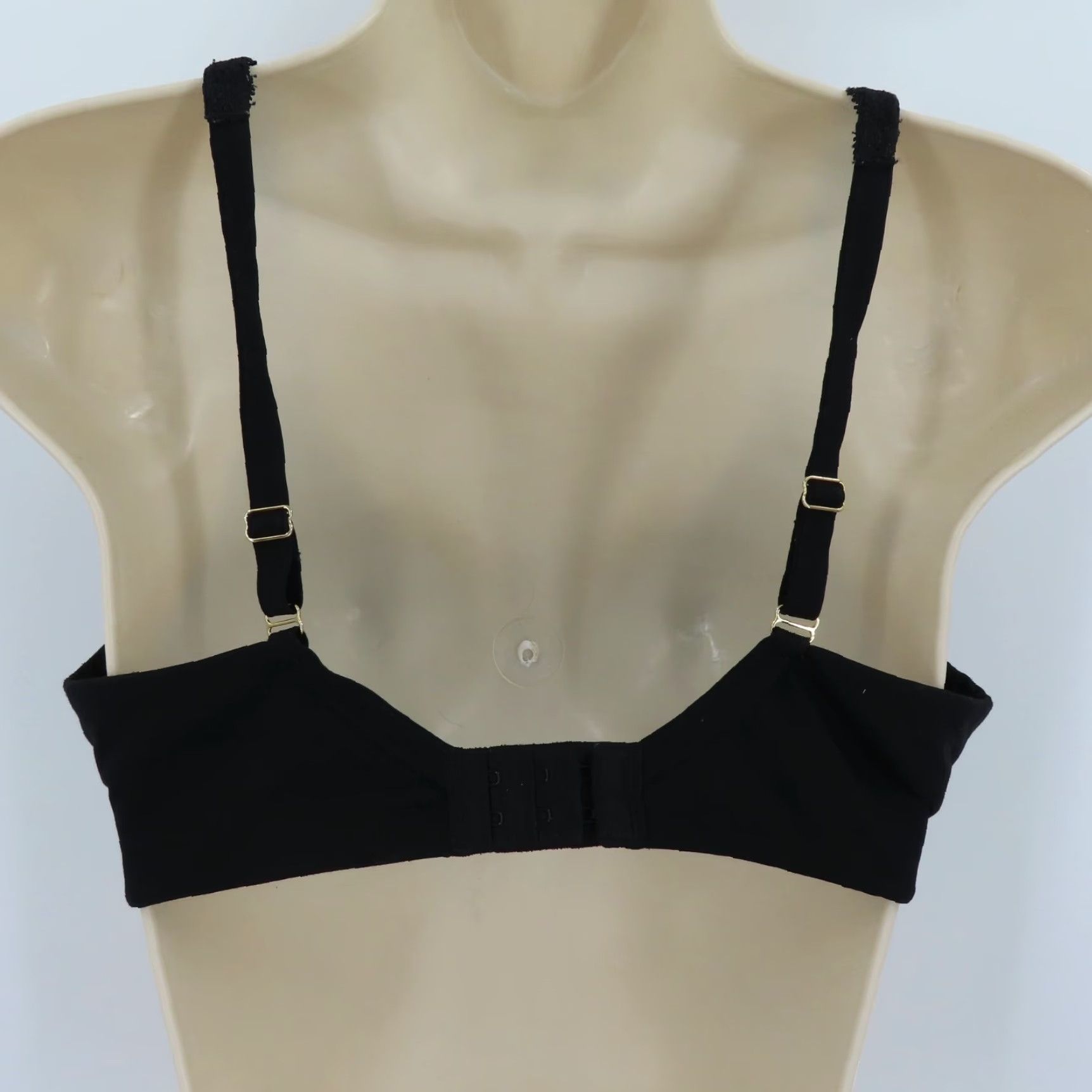Vintage Soma Embraceable Bra - 34D - Black - Full Coverage, Lined, Underwire - T-Shirt Style, Solid Lace Trim, Hook & Eye Closure - Women, 34D, N/A Size ONE SIZE - 6 Thumbnail