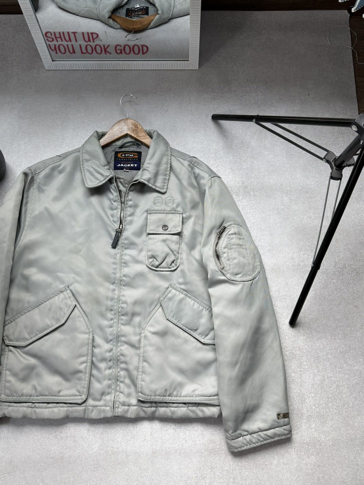 G-Star G-Star Bomber Jacket MA2 Flyer Quilted Vintage Military Mint Size US L / EU 52-54 / 3 - 4 Thumbnail