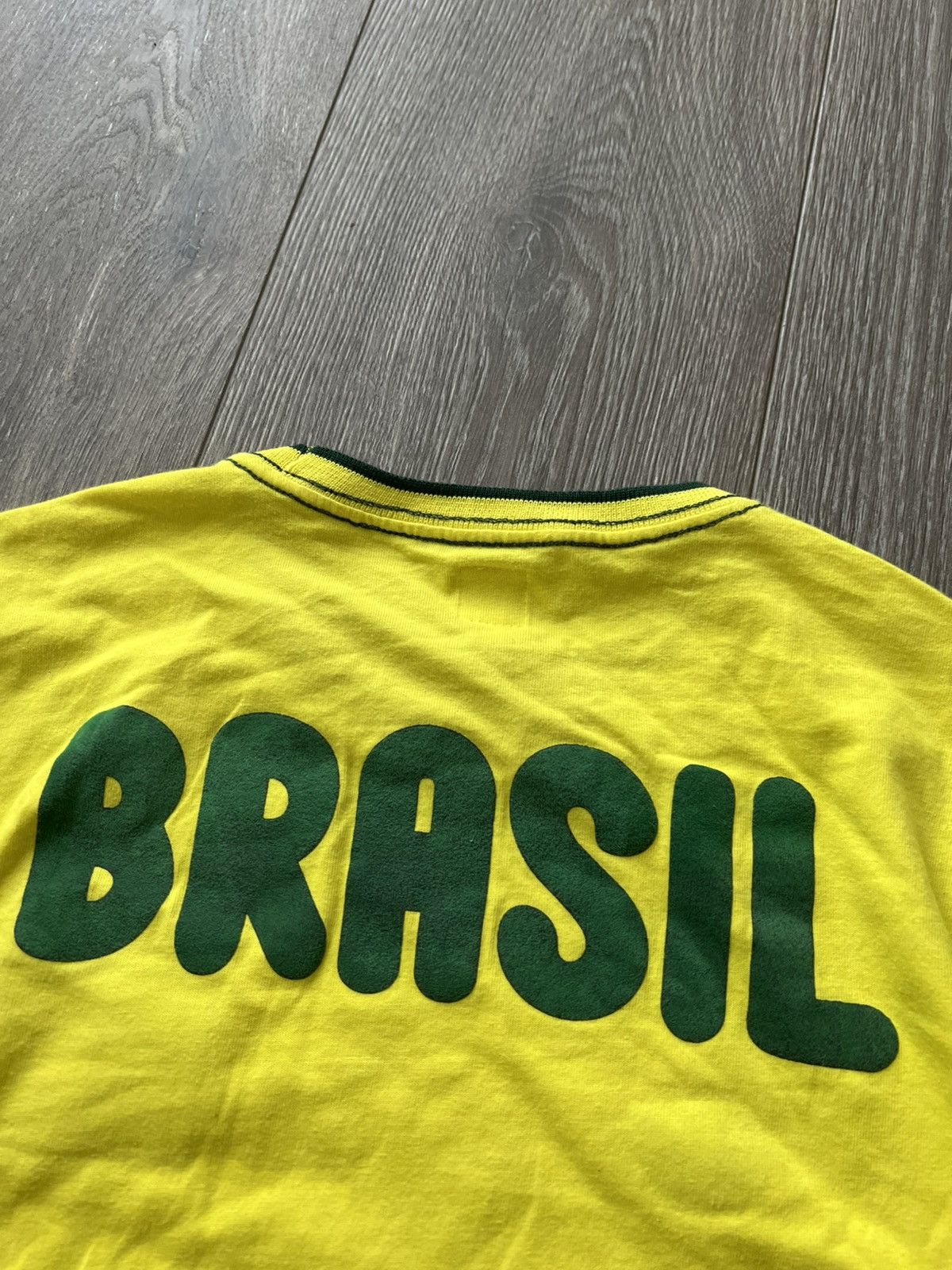 Adidas Vintage Adidas Brasil Football T-Shirt Football Soccer Size US M / EU 48-50 / 2 - 12 Thumbnail