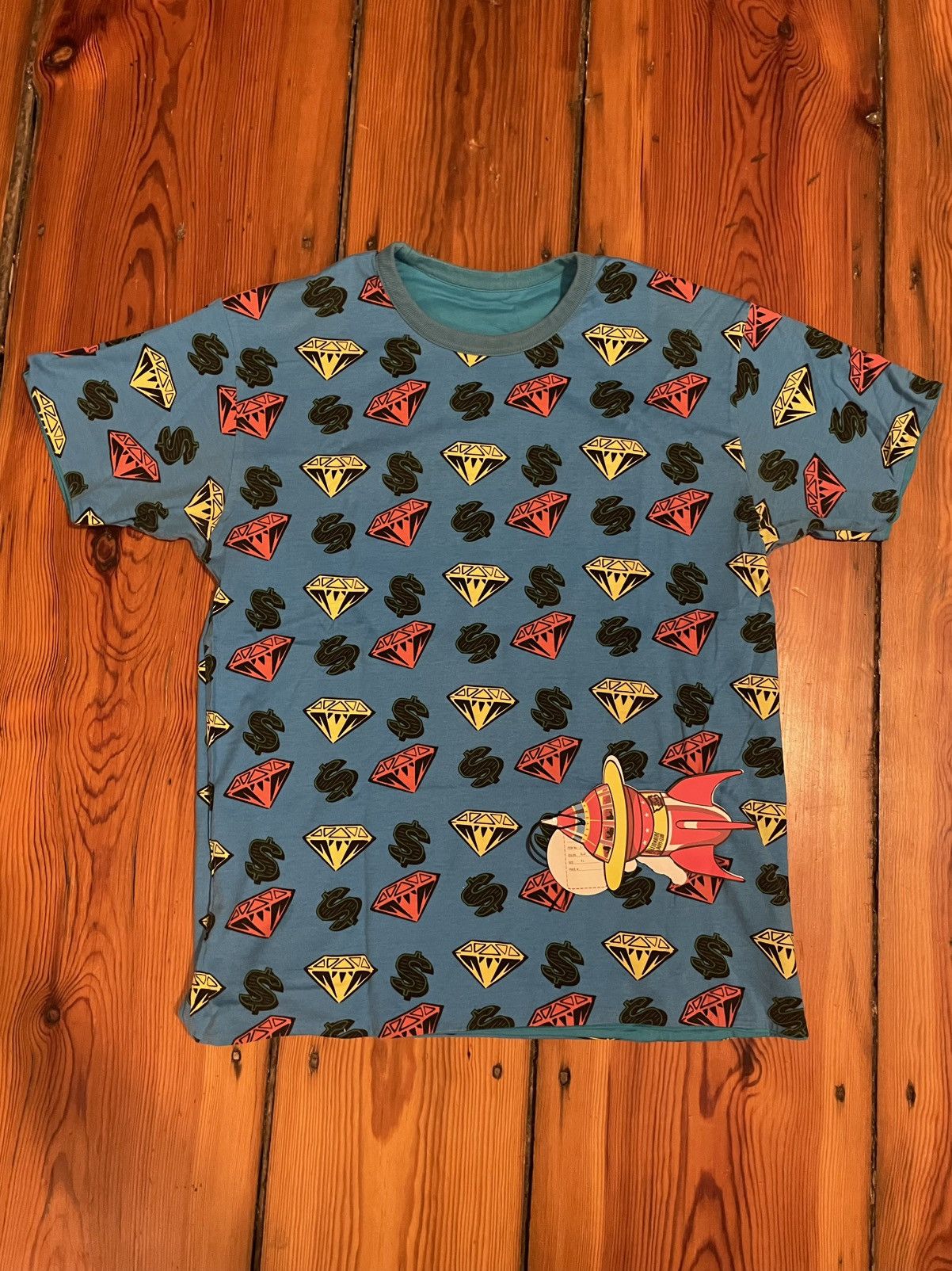 Billionaire Boys Club Billionaire Boys Club “Diamond & Dollar” Tee Season 02 Blue Size US XL / EU 56 / 4 - 7 Thumbnail