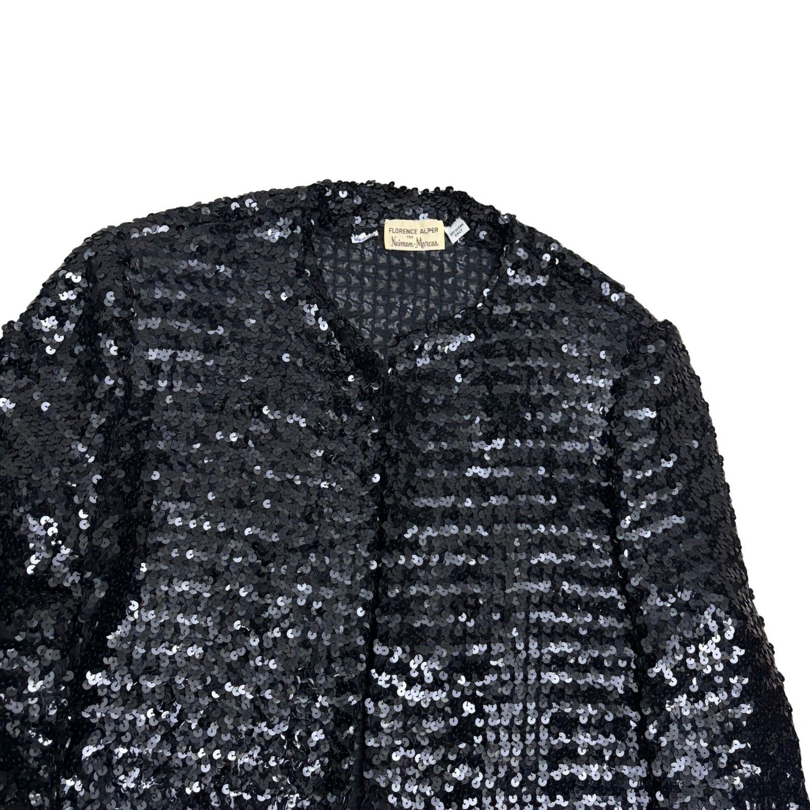 Neiman Marcus Vintage 80s Neiman Marcus Sequins Jacket Retro Blazer Medium Size M / US 6-8 / IT 42-44 - 5 Thumbnail