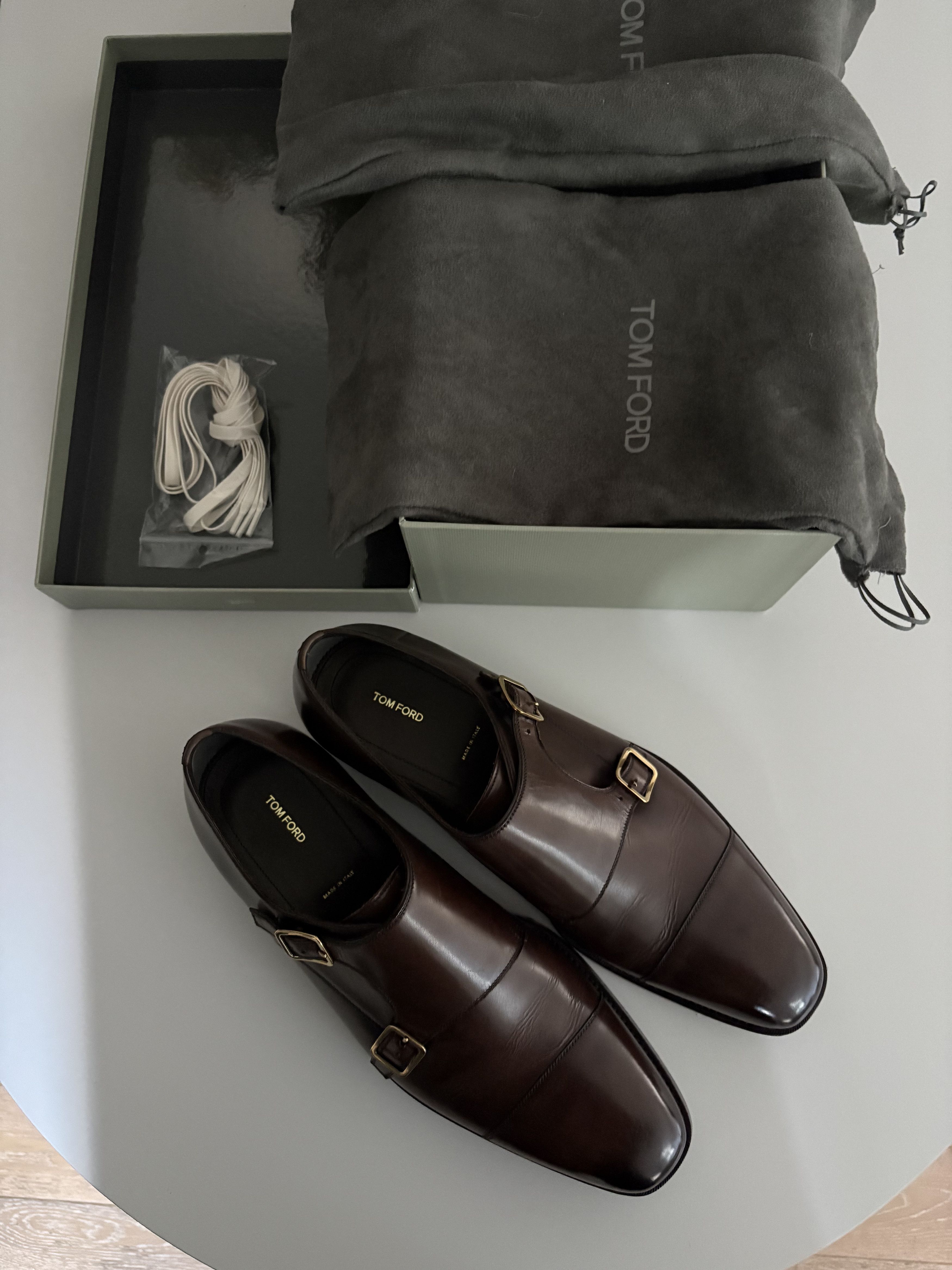 Tom Ford Tom Ford Double Monk Brown Dress Shoe Size US 11 / EU 44 - 9 Thumbnail