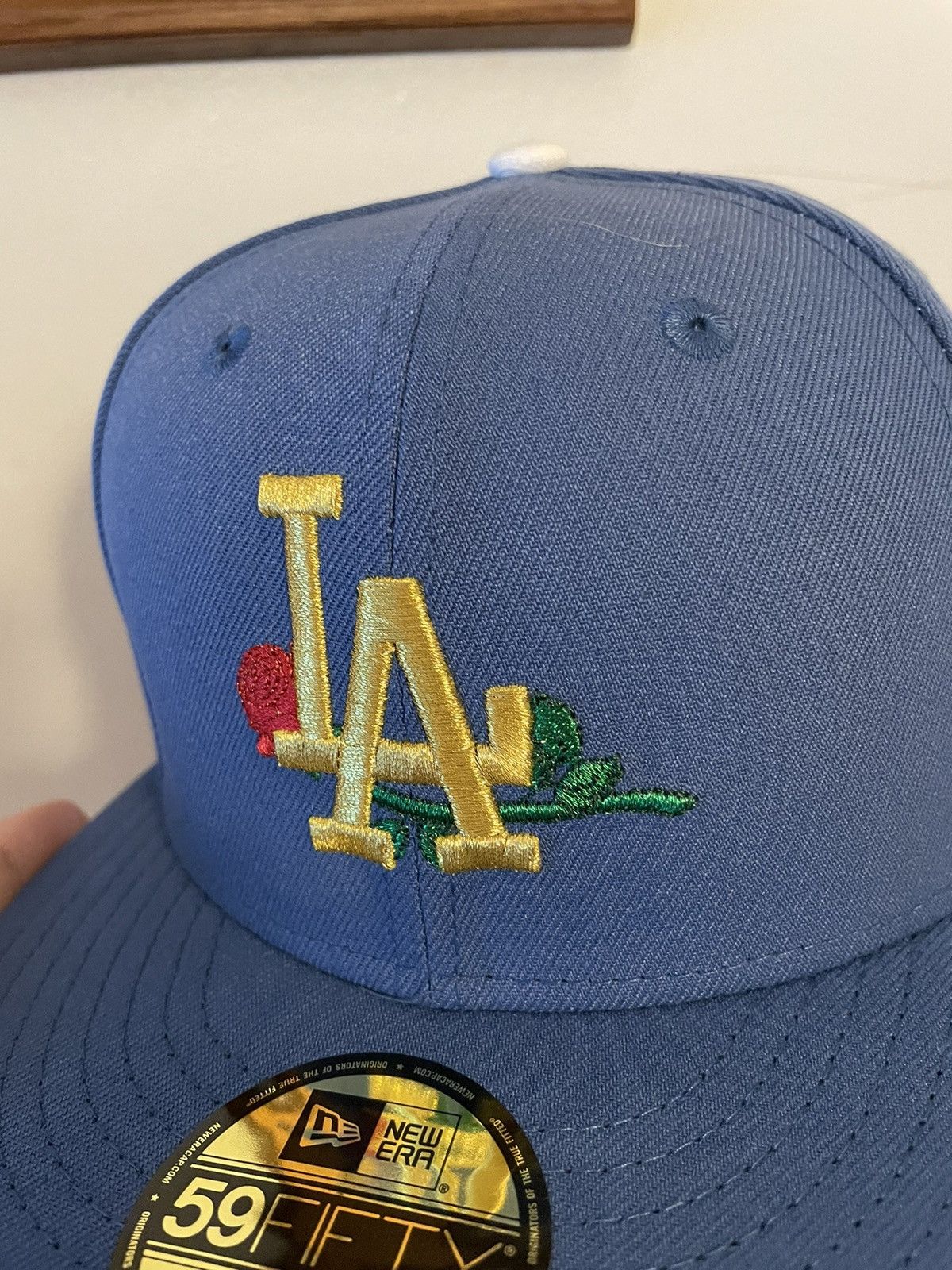 New Era Myfitteds Los Angeles dodgers vin scully patch size 7 1/4 Size ONE SIZE - 3 Thumbnail