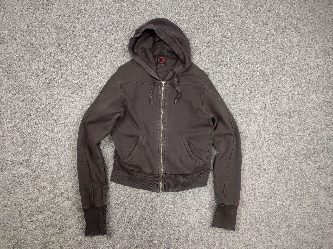 Engineered Garments Vintage 90's levis Engineered Brown faded Logo zip hoodie Size US S / EU 44-46 / 1 - 8 Thumbnail
