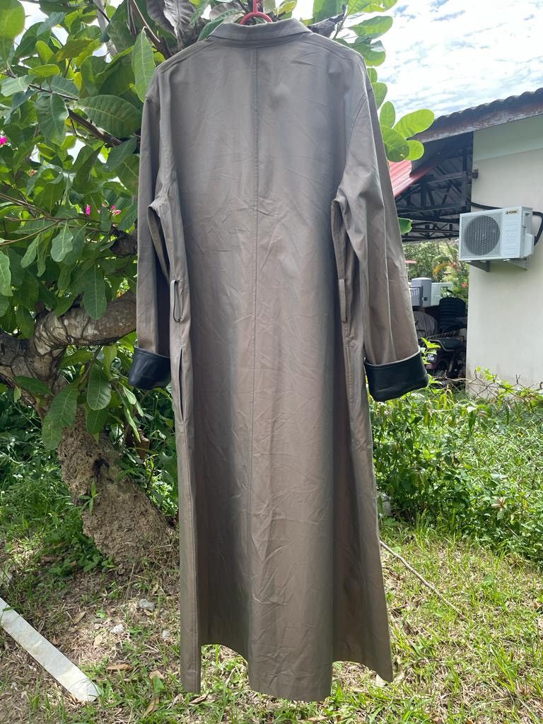 Yohji Yamamoto YOHJI YAMAMOTO + NOIR Trench Coat / Long Jacket Size L / US 10 / IT 46 - 13 Thumbnail