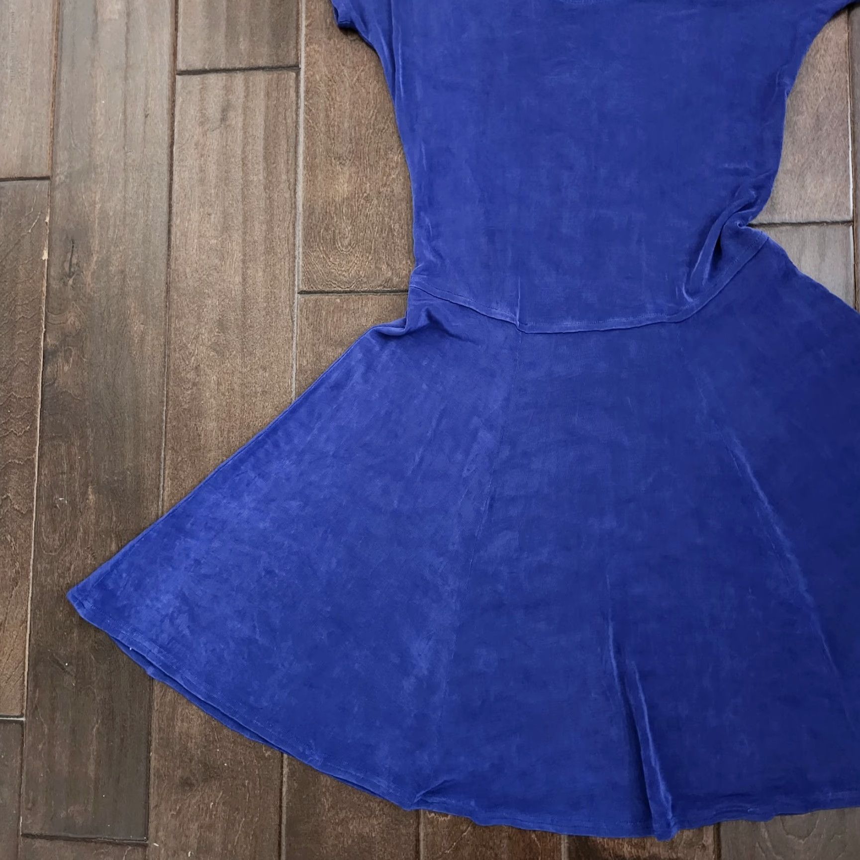 Vintage Rabbit Rabbit Rabbit Designs Blue Fit Flare Dress Womens 6 USA Size M / US 6-8 / IT 42-44 - 3 Thumbnail
