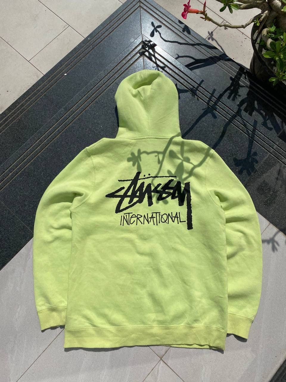 Stussy × Vintage 90A STUSSY RETRO BACK LOGO RARE Y2K HOODIE Size US L / EU 52-54 / 3 - 1 Thumbnail
