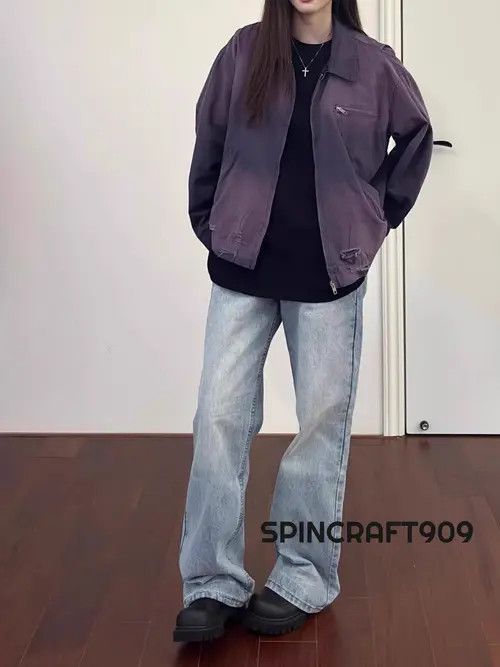 VIBE Blue Stacked Flare Denim Jeans Size US 32 / EU 48 - 8 Thumbnail