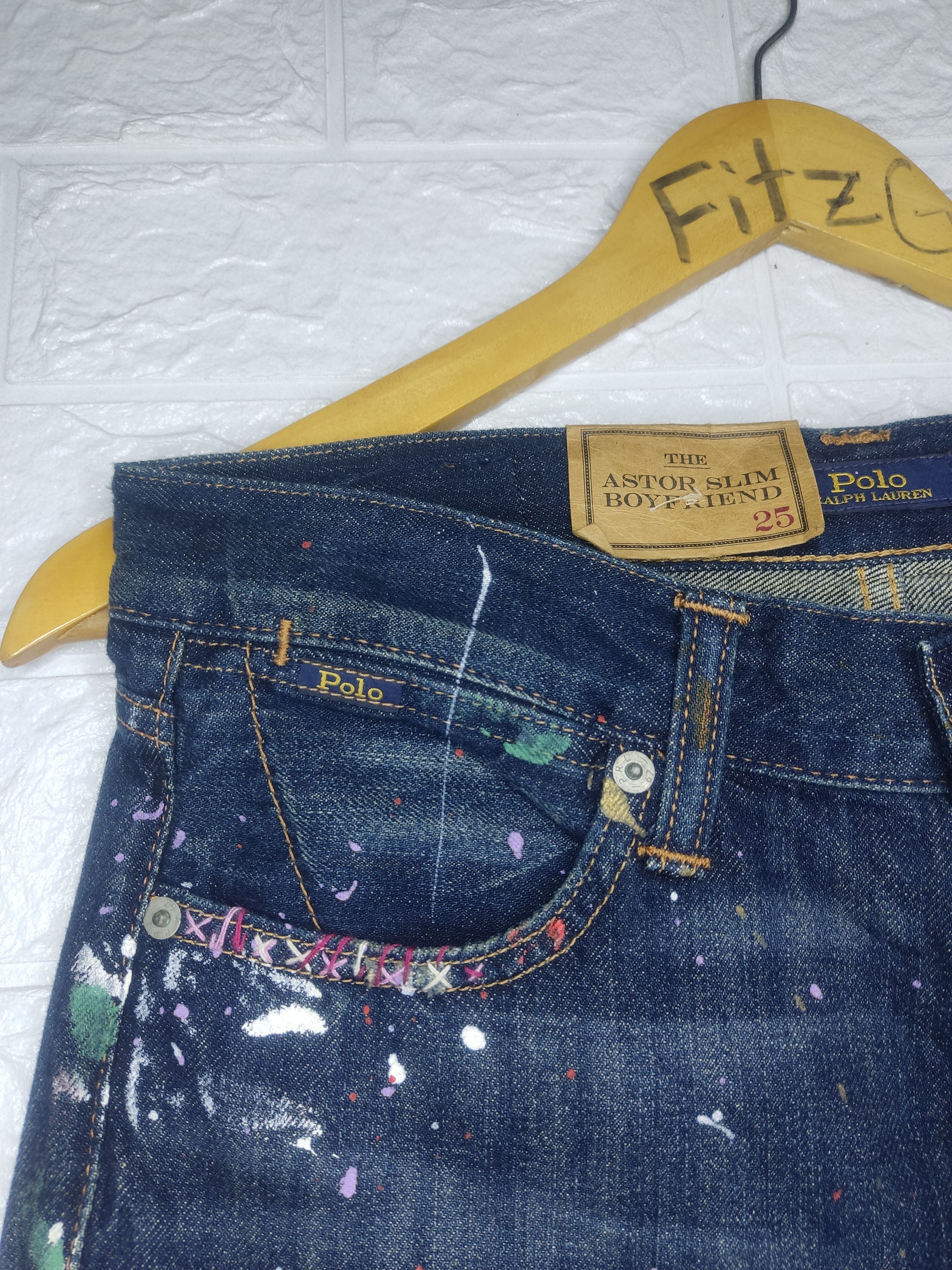 Polo Ralph Lauren Polo By Ralph Lauren Painted Pants Size 25" / US 0 / IT 36 - 6 Thumbnail