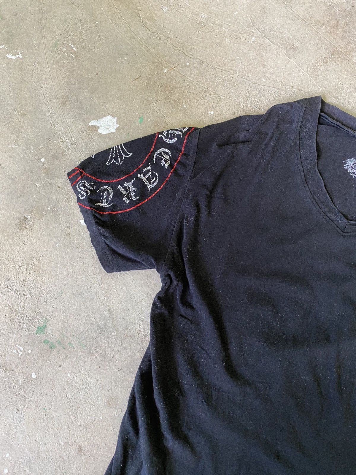 Japanese Brand Y.A.N.C Chrome Hearts Inspired Cross Sleeve Tee M Size US M / EU 48-50 / 2 - 3 Thumbnail