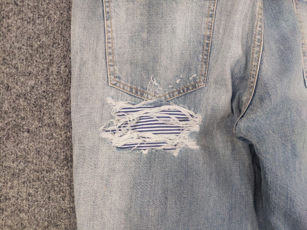 Dsquared2 Dsquared2 Design hockney Denim Blue Patchwork Mom Jeans Size US 34 / EU 50 - 10 Thumbnail