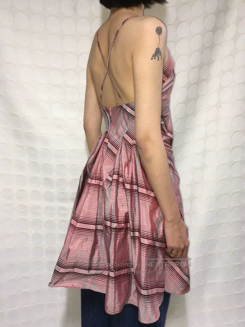 Vivienne Westwood Vivienne Westwood Plaid Glossy Dress Size S / US 4 / IT 40 - 3 Thumbnail