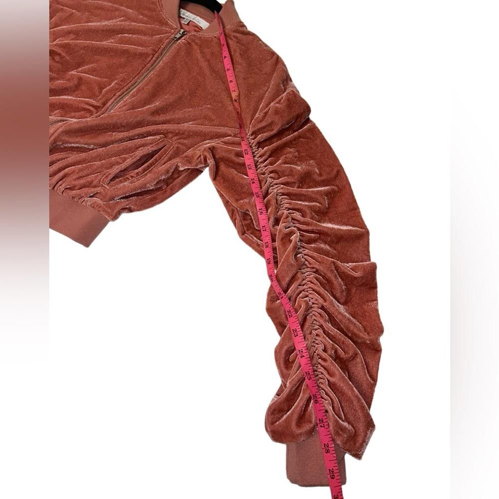Designer Lovers + Friends l Velvet Bomber Jacket XS Size XS / US 0-2 / IT 36-38 - 4 Thumbnail