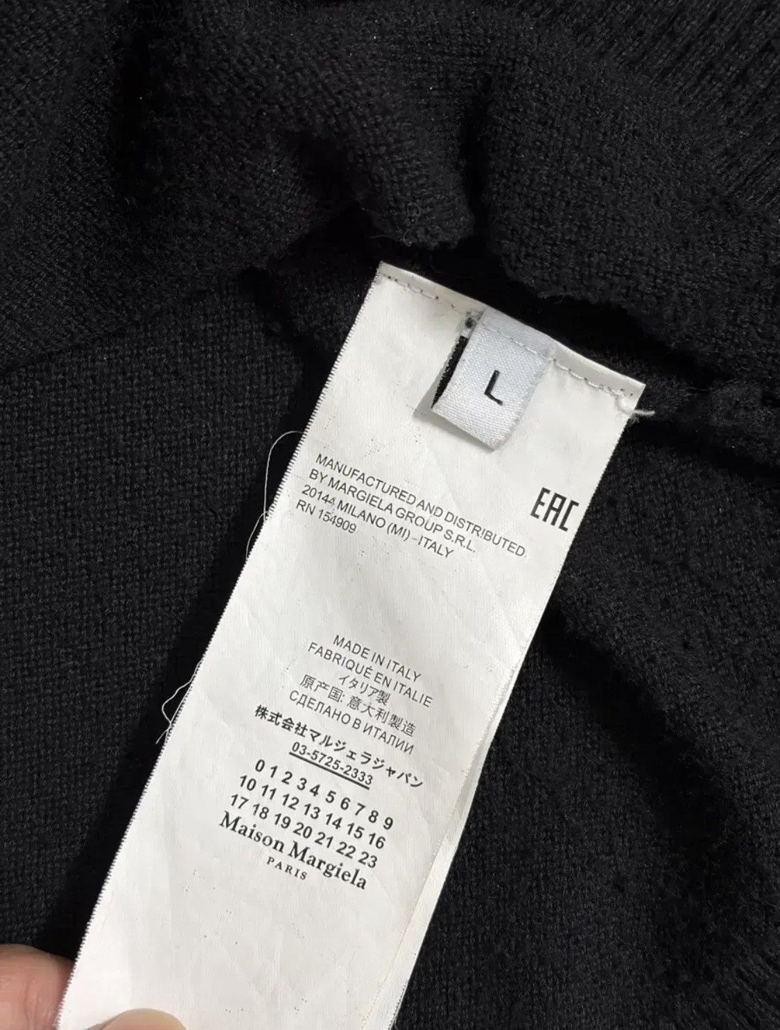 Maison Margiela Maison Margiela Elbow Patch Cardigan Size US L / EU 52-54 / 3 - 4 Thumbnail