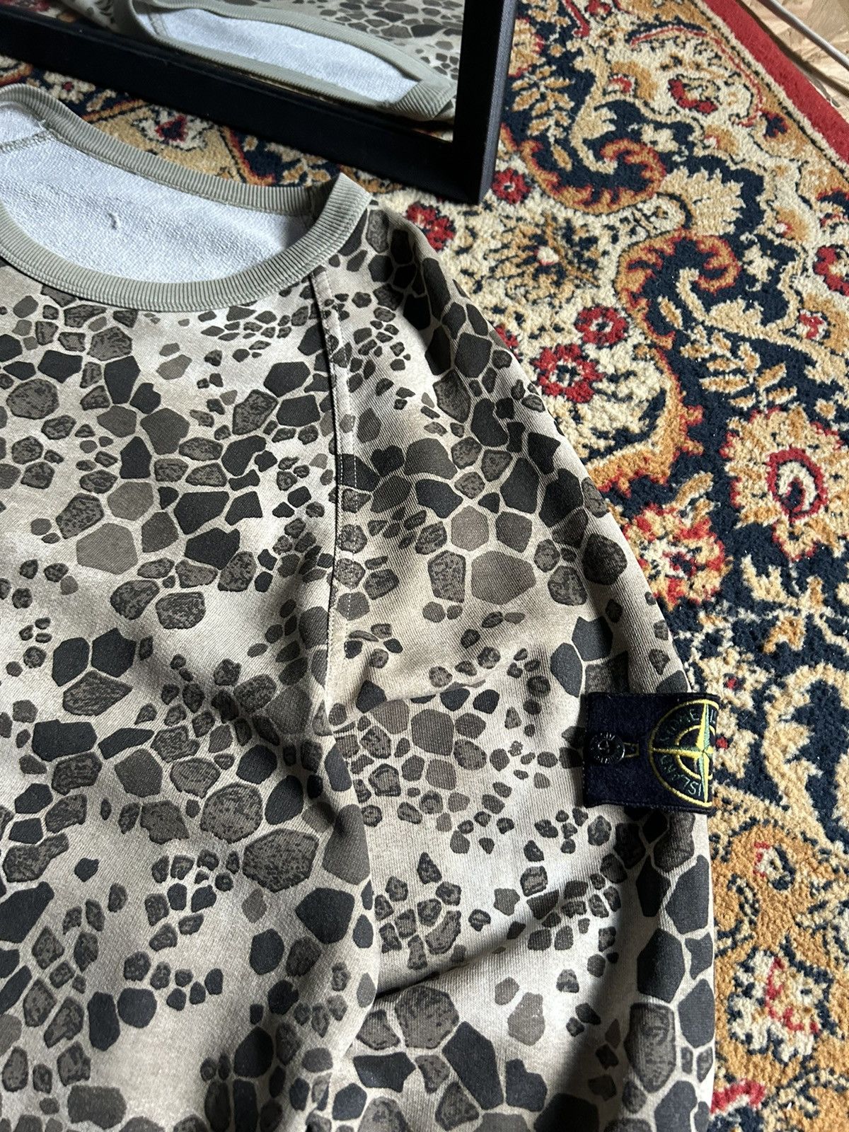Stone Island Stone Island Alligator Camo Longsleeve Size US M / EU 48-50 / 2 - 4 Thumbnail