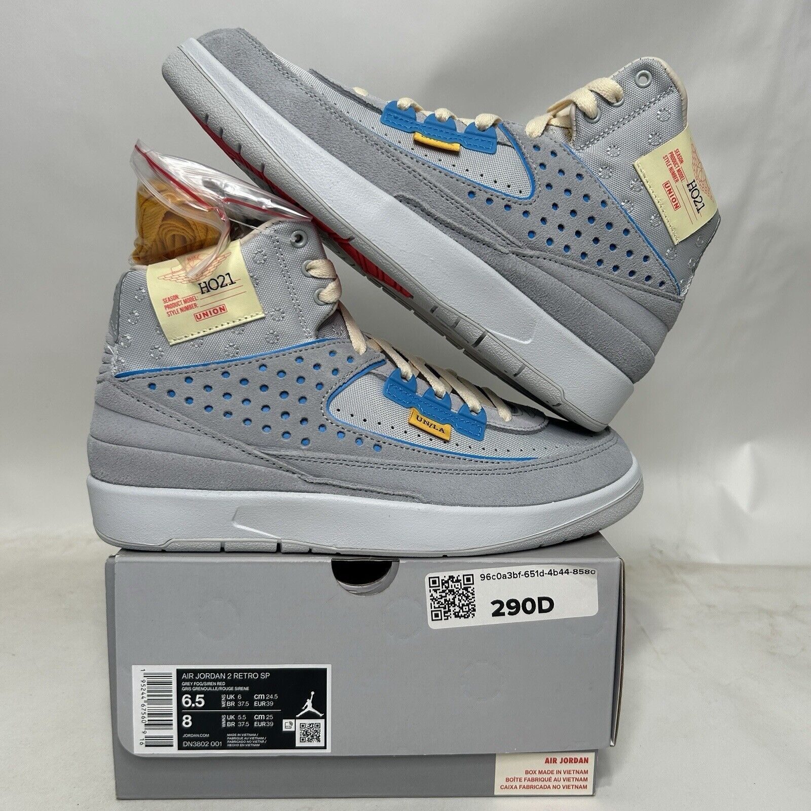 Jordan Brand Nike Air Jordan 2 SP x Union “Grey Fog” 2024 | Grailed