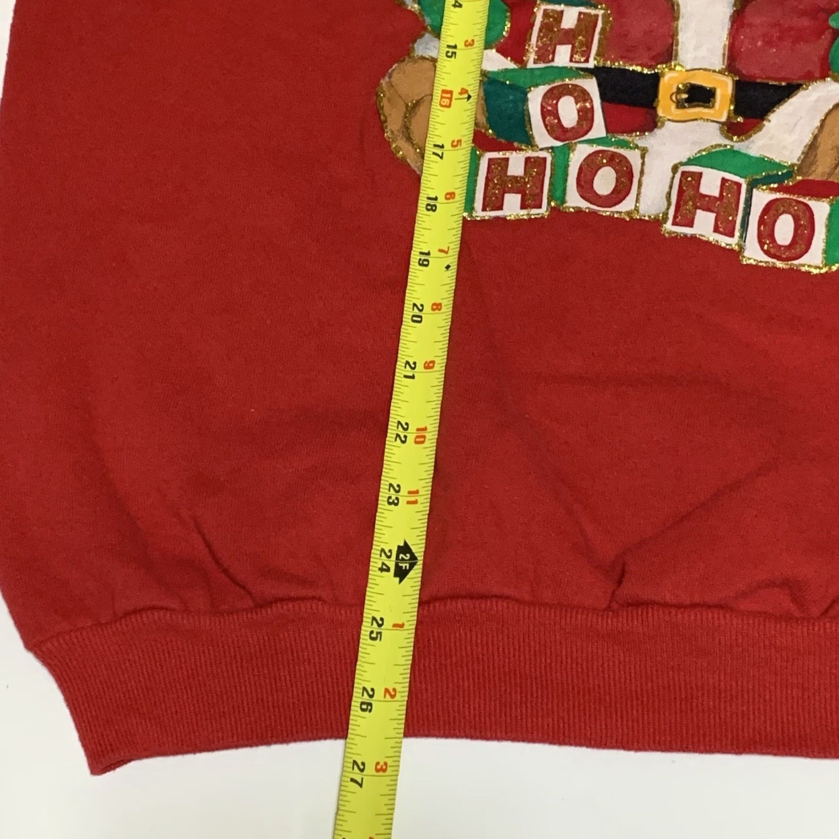 Jerzees VINTAGE Jerzees Christmas Bear HO HO HO Crewneck Sweatshirt XL/L Men’s XL Red Bear Christmas 1990s Hoodie? Size XL / US 12-14 / IT 48-50 - 5 Thumbnail