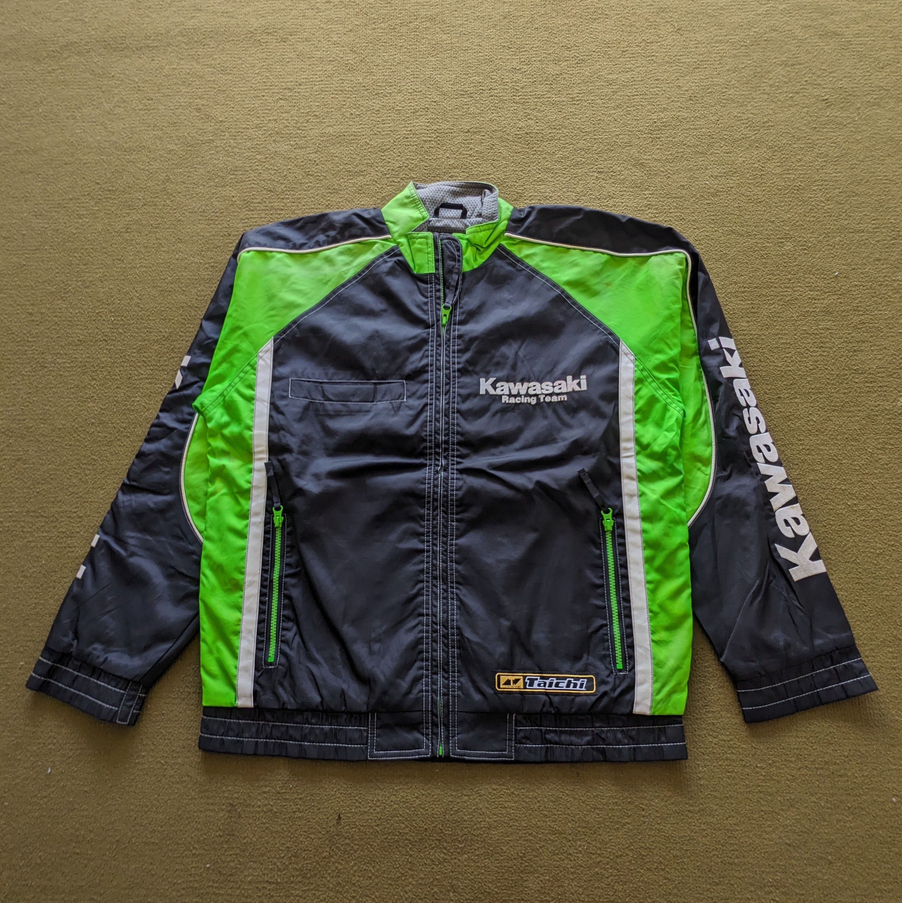 Vintage Vintage KAWASAKI Racing Team Jacket Size US L / EU 52-54 / 3 - 1 Thumbnail