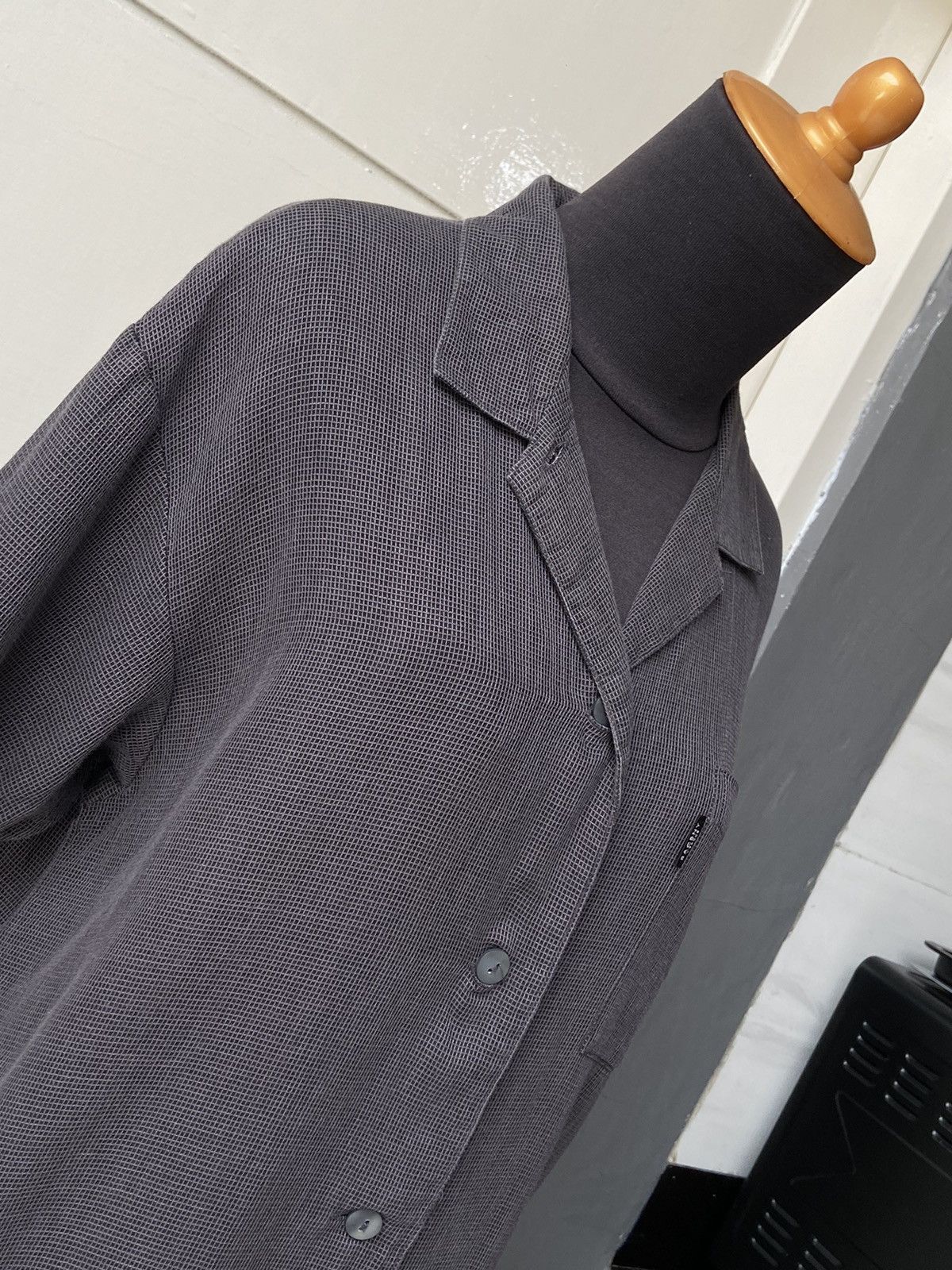 Designer × Japanese Brand × Yohji Yamamoto SACSNY Y’SACCS Grey Long Shirt Size US M / EU 48-50 / 2 - 10 Thumbnail