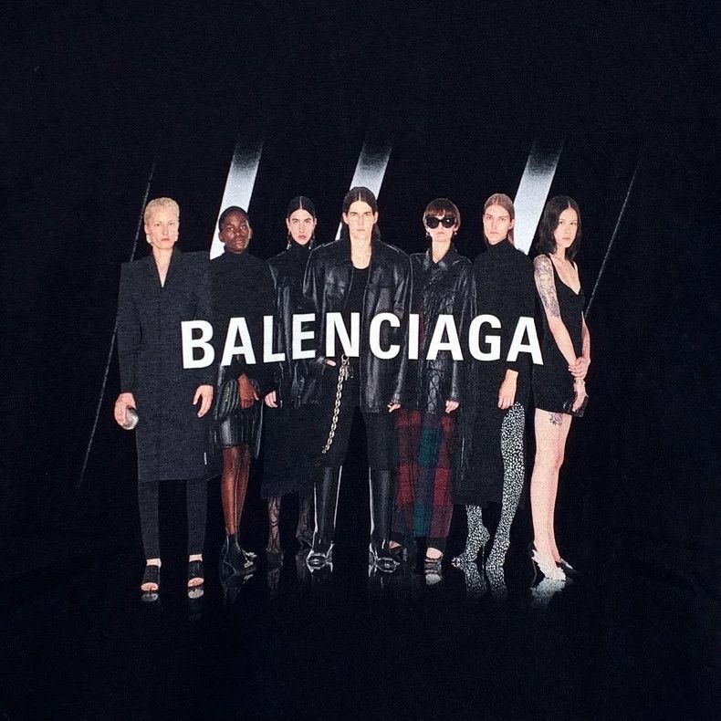 Other Balenciaga Black character print crewneck cotton short sle Size US XS / EU 42 / 0 - 3 Thumbnail