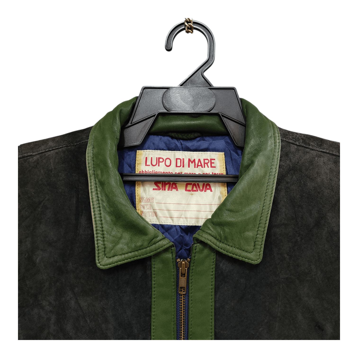 Pelle Pelle Sina Cova Suede Leather Back Hit Stadium Jacket Size US L / EU 52-54 / 3 - 4 Thumbnail