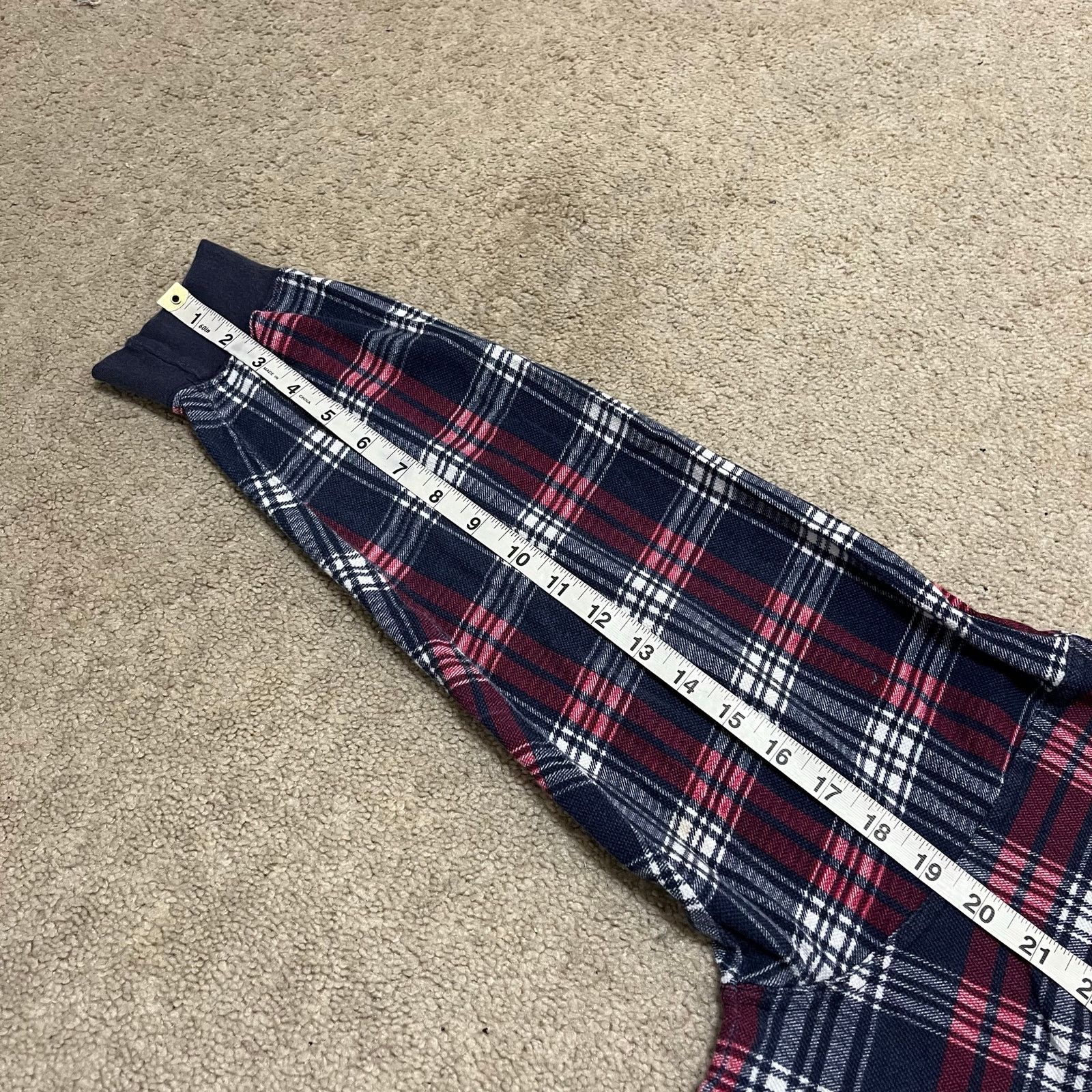 Other Ash Creek Trading Navy/Red Plaid Long Sleeve Polo Large Size US L / EU 52-54 / 3 - 7 Thumbnail
