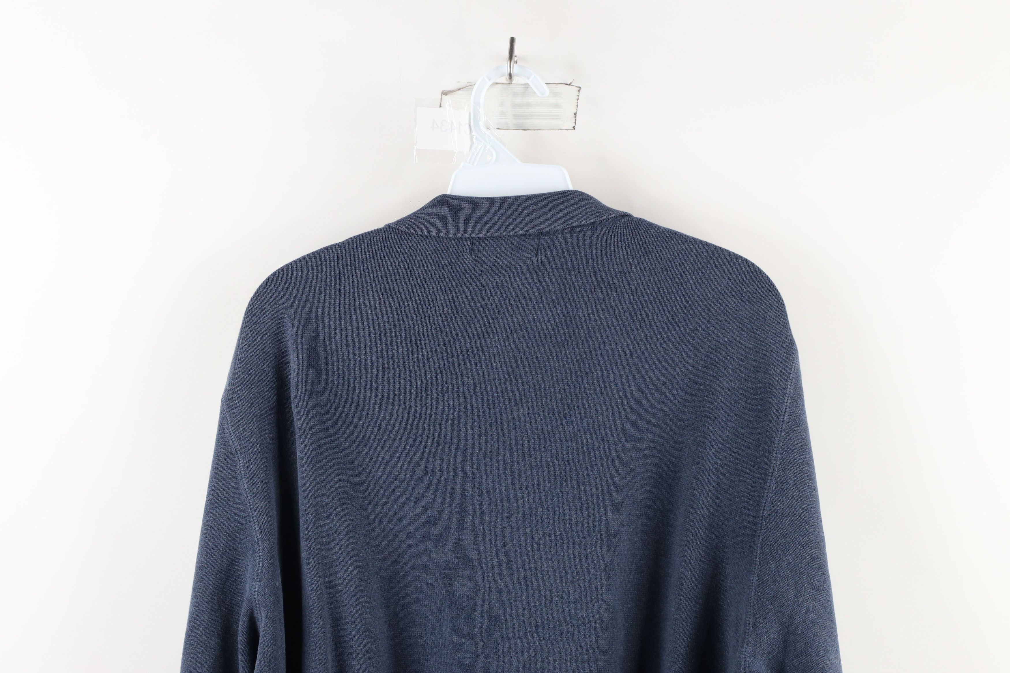 Eddie Bauer × Vintage Vintage Eddie Bauer Cotton Thermal Knit Collared Polo Size US XL / EU 56 / 4 - 7 Thumbnail