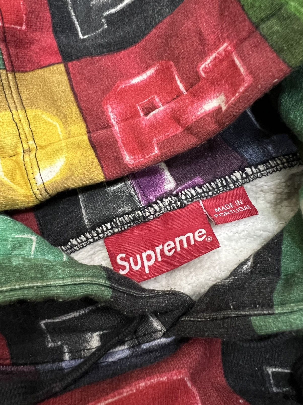 Supreme Supreme blocks hoodie. Size US XL / EU 56 / 4 - 3 Thumbnail
