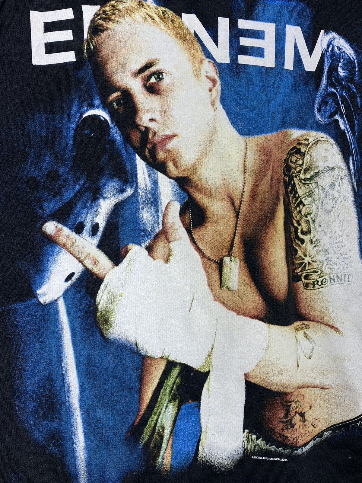Eminem × Rap Tees × Vintage Vintage Eminem Slim Shady 2004 Rap Band Hoodie Size US M / EU 48-50 / 2 - 8 Thumbnail