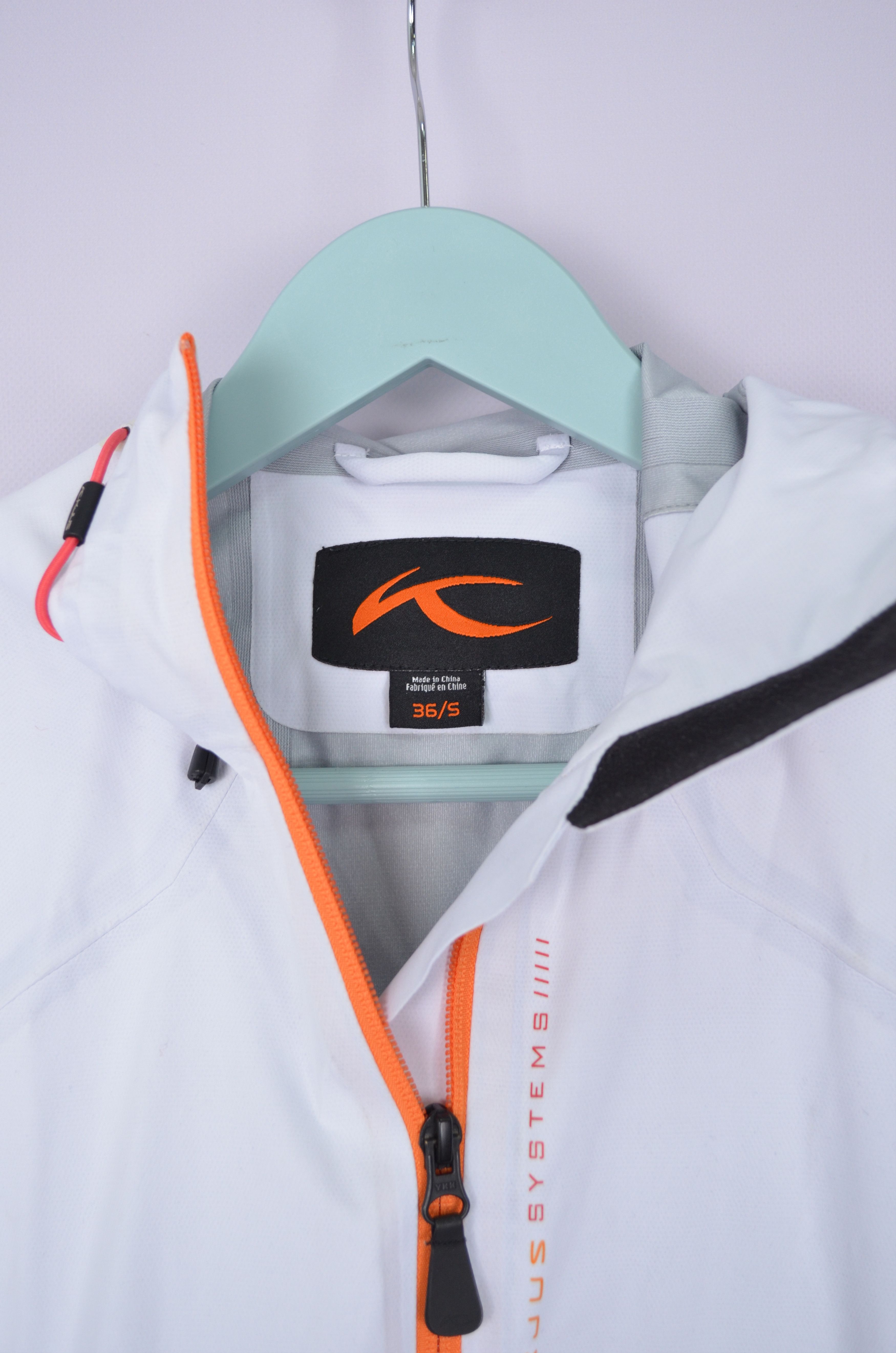 KJUS Womens Kjus Systems White Windbreaker Jacket Size S Hooded Size S / US 4 / IT 40 - 5 Thumbnail