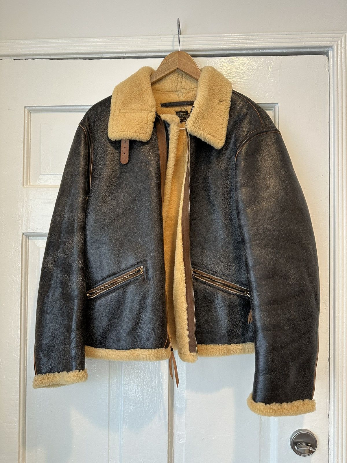 The Real McCoy's The Real Mccoy’s - D1 Shearling Coat Size US L / EU 52-54 / 3 - 2 Thumbnail
