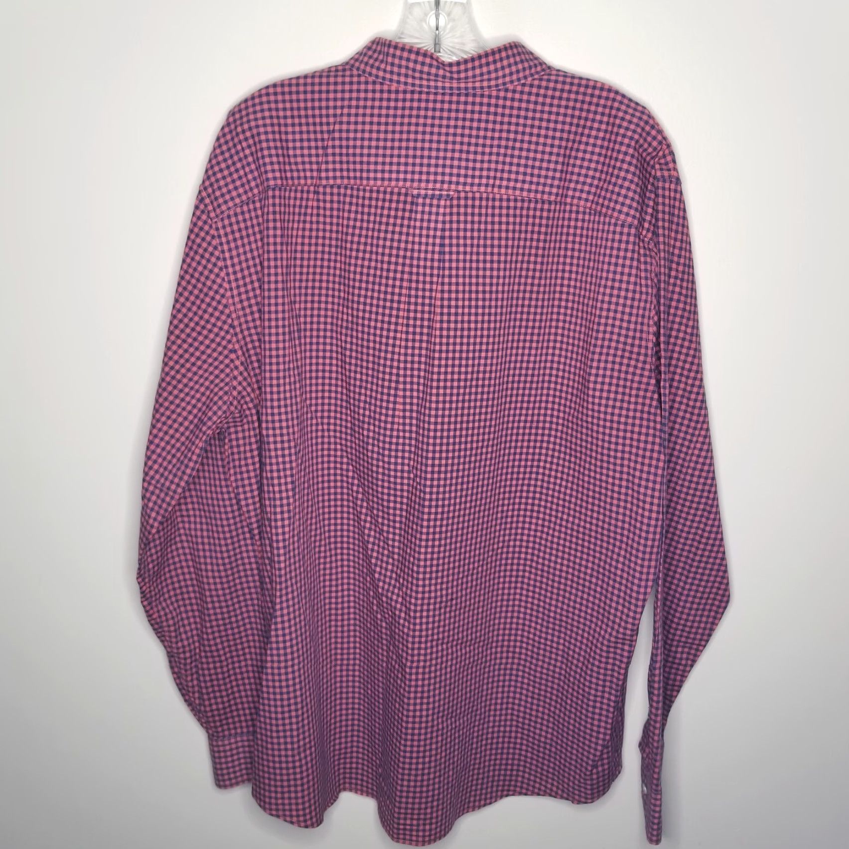 American Eagle Outfitters American Eagle Mens Shirt 2XL Pink Blue Long Sleeve Button Up Size US XXL / EU 58 / 5 - 5 Thumbnail