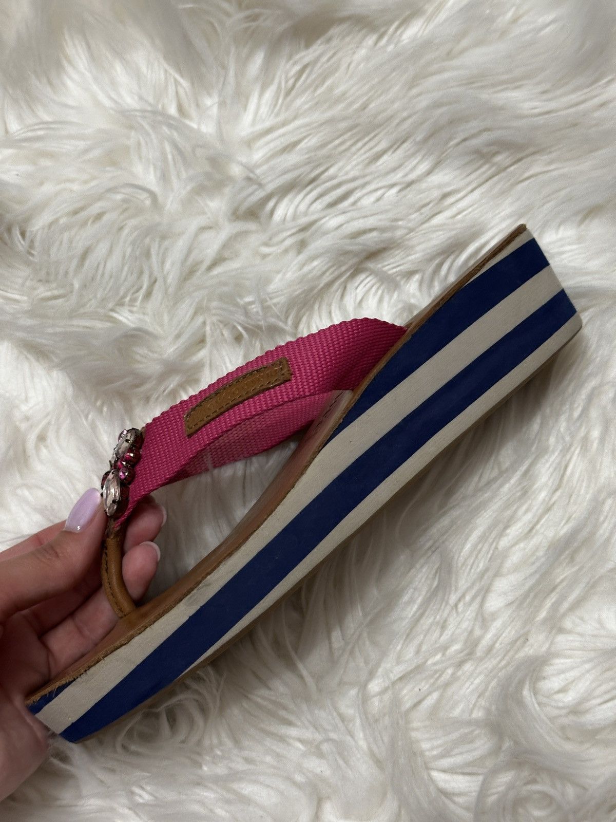 Juicy Couture flip flops slippers vintage Juisy Couture Size US 6 / IT 36 - 7 Thumbnail