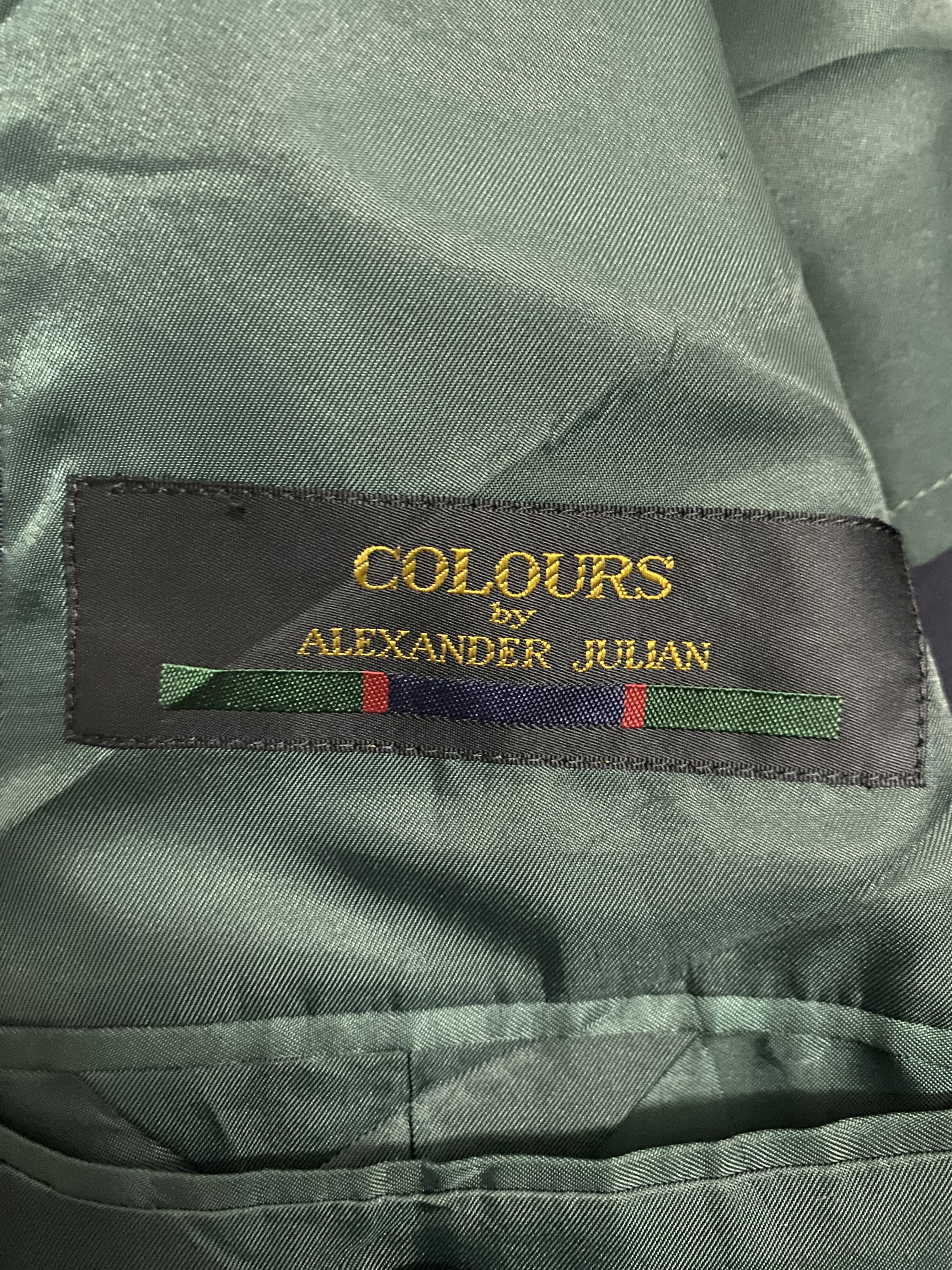 Alexander Julian Colour Alexender Julian Inky Blue DB Blazer Size 50R - 8 Thumbnail