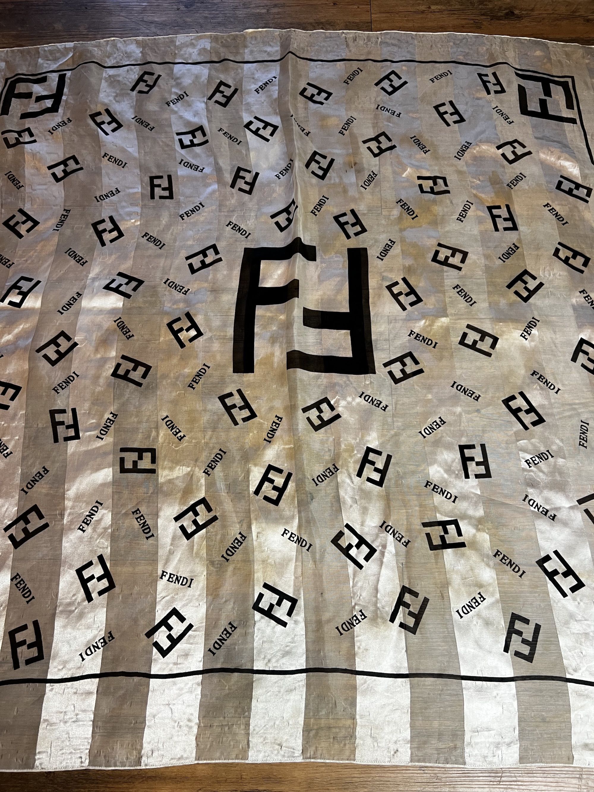 Fendi Vintage 1970's-1990's FENDI FF Monogram Scarf Size ONE SIZE - 4 Thumbnail