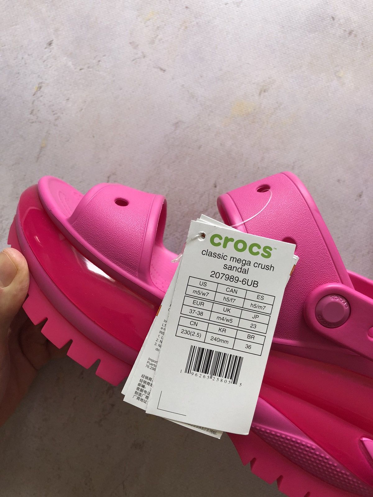 Crocs Avant garde Crocs Crush Sandal barbie pink Size US 7 / IT 37 - 2 Thumbnail